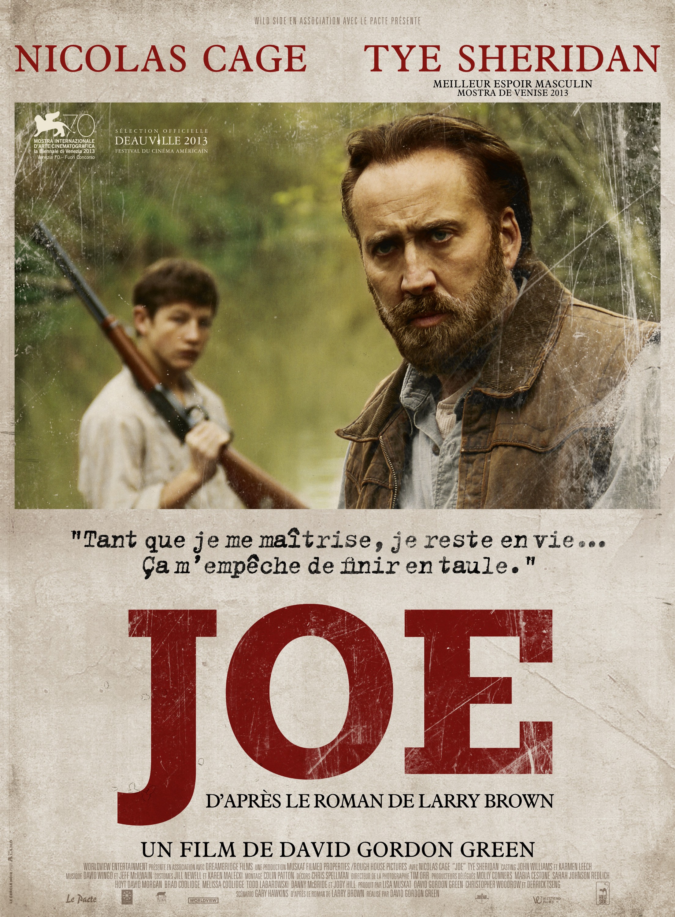 Mega Sized Movie Poster Image for Joe (#1 of 3)