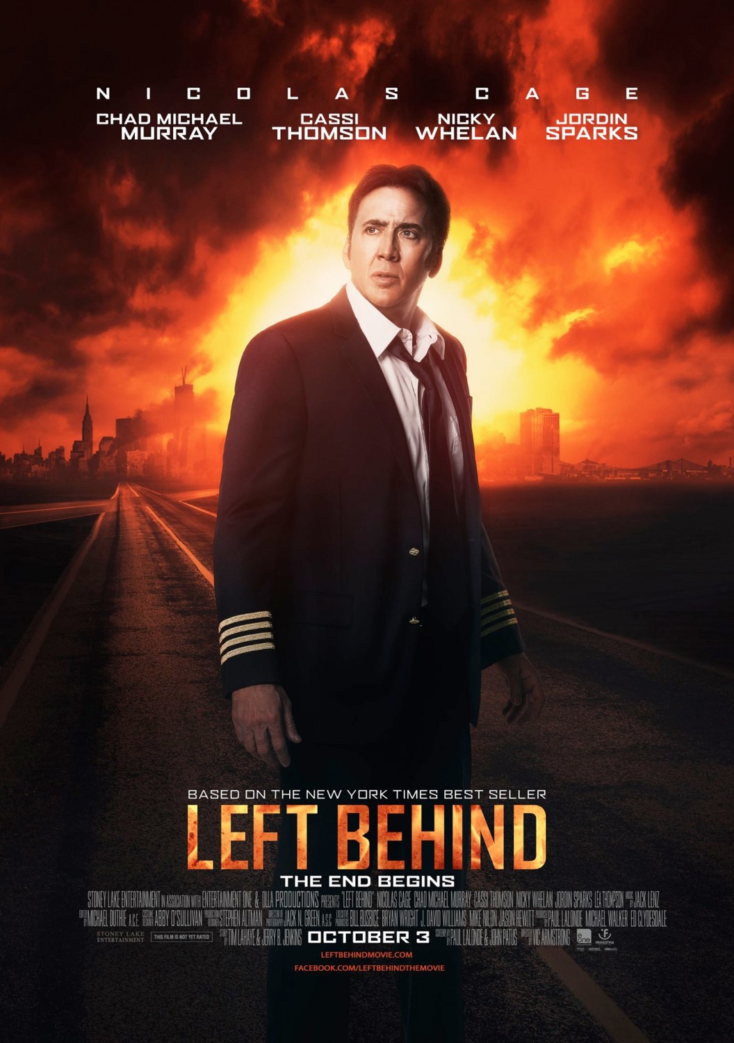 Left Behind Nicolas Cage Movie Poster