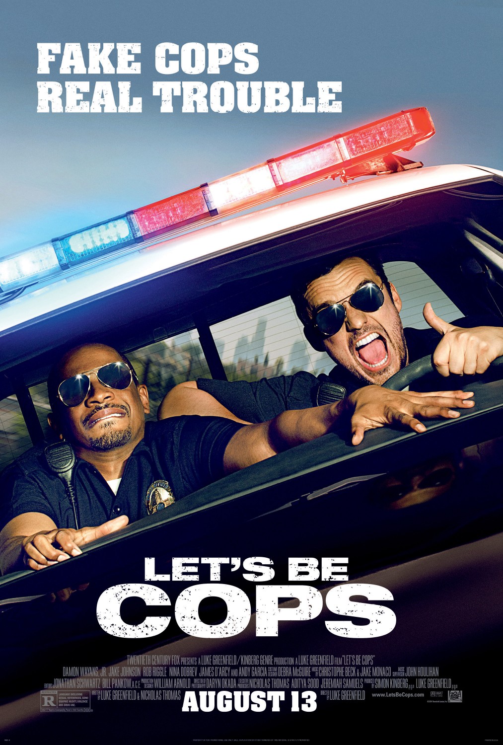Extra Large Movie Poster Image for Let's Be Cops (#1 of 2)
