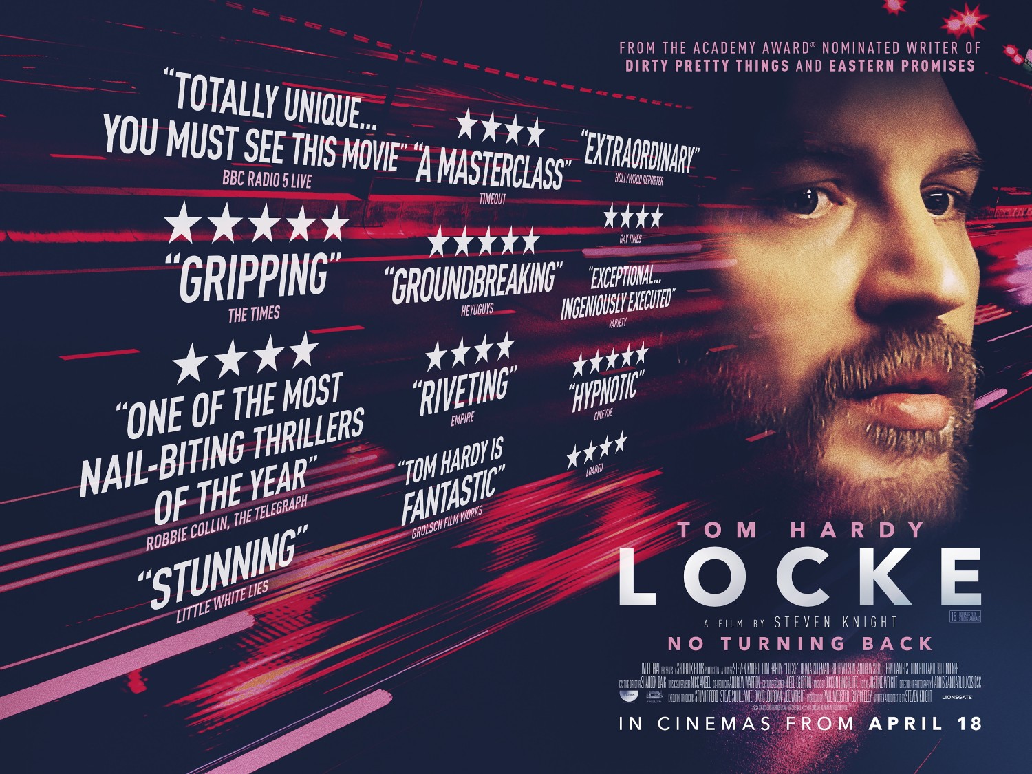 Extra Large Movie Poster Image for Locke (#1 of 5)
