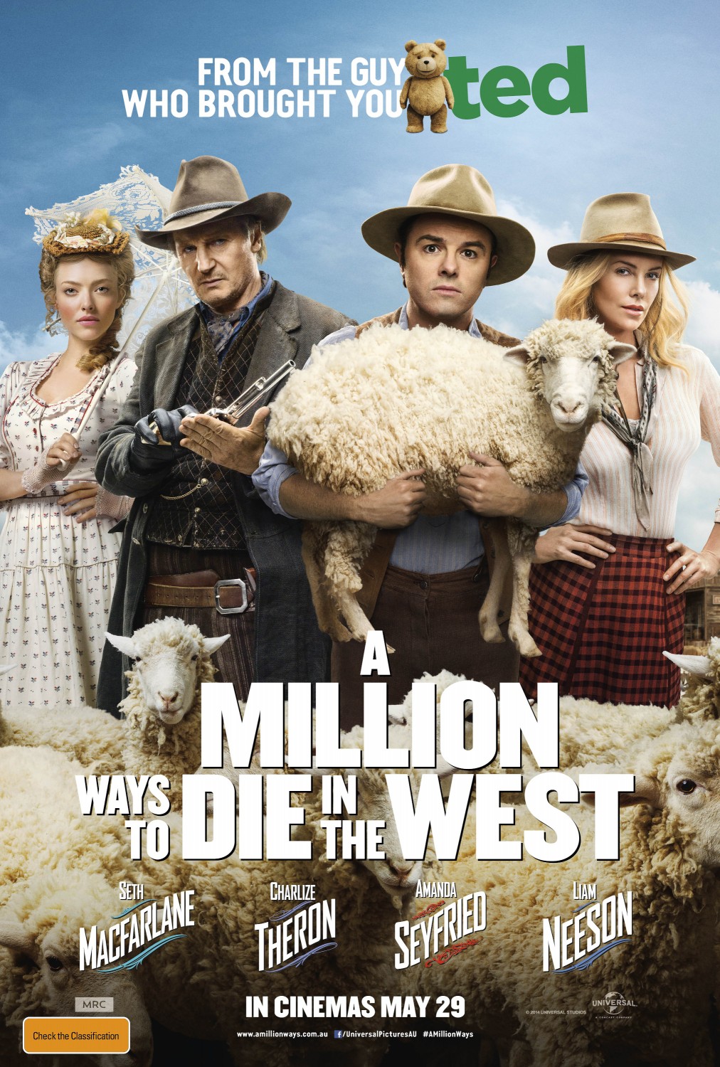 Extra Large Movie Poster Image for A Million Ways to Die in the West (#12 of 12)