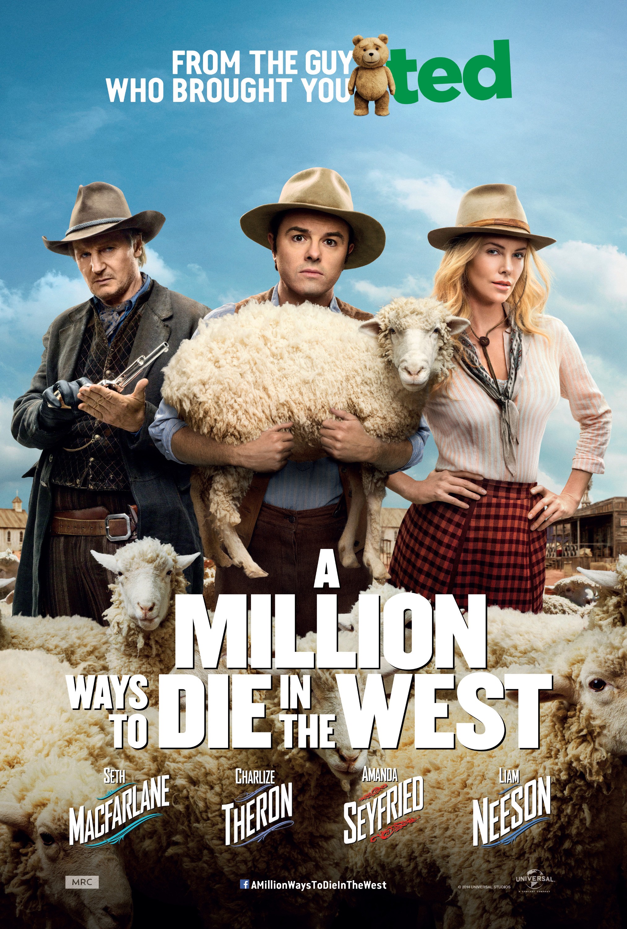Mega Sized Movie Poster Image for A Million Ways to Die in the West (#9 of 12)