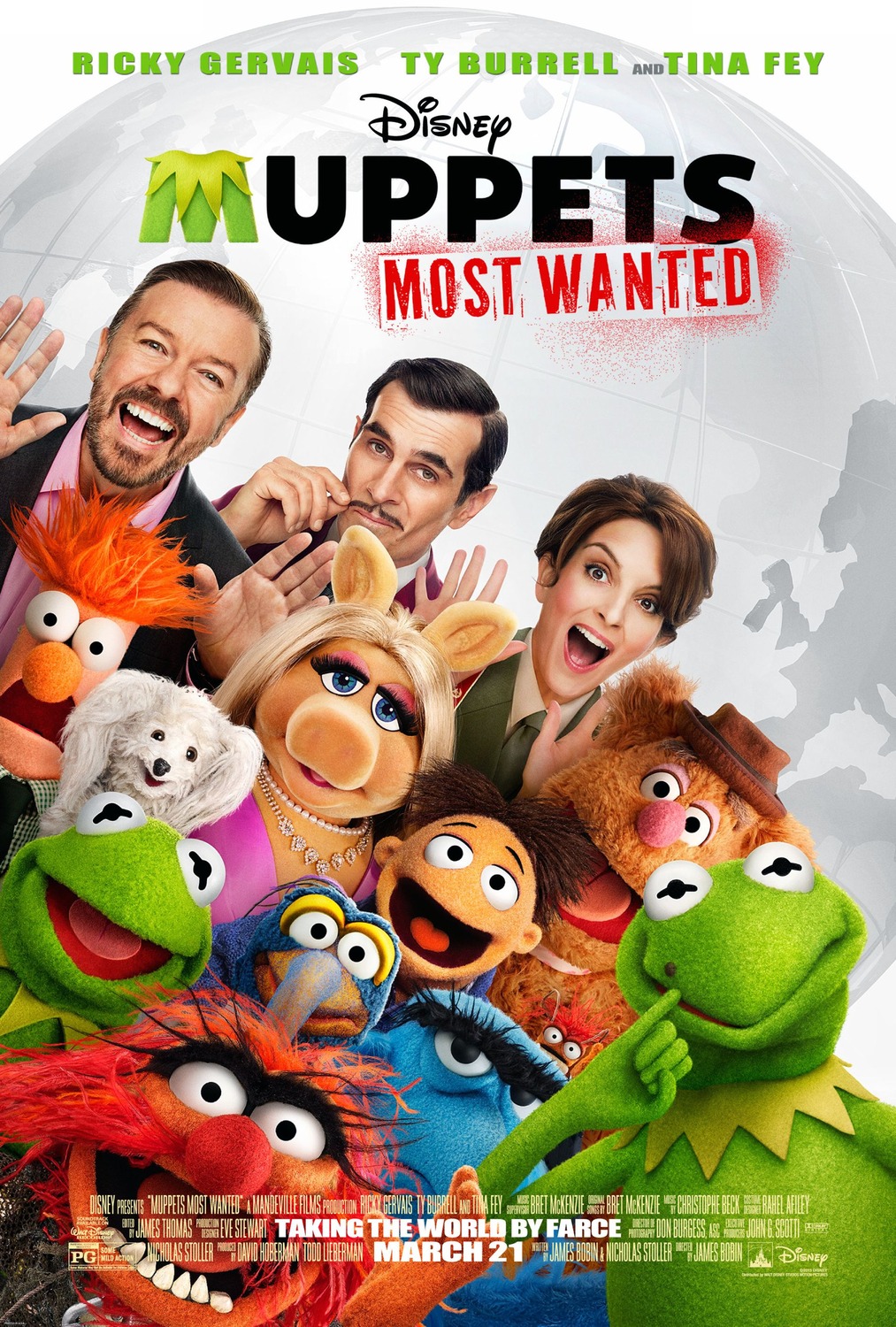 Extra Large Movie Poster Image for Muppets Most Wanted (#1 of 10)