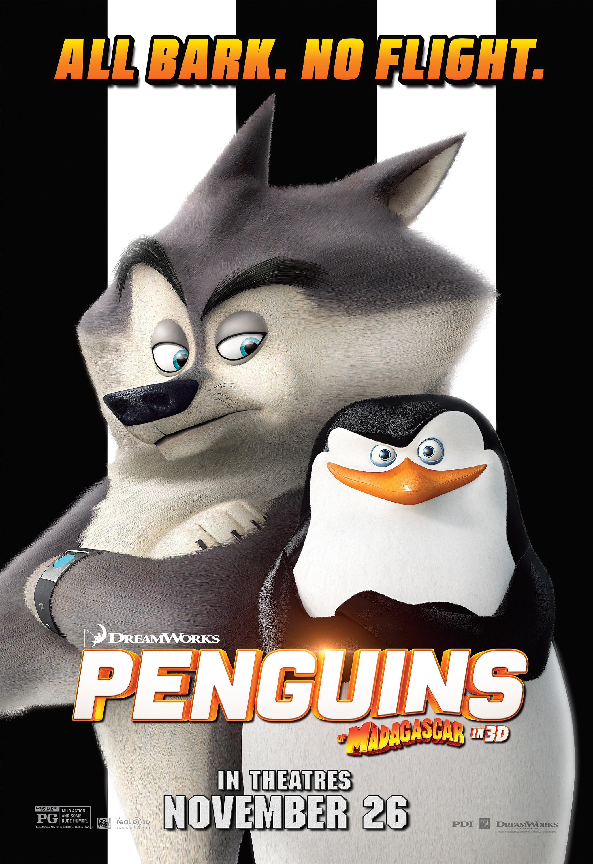 Mega Sized Movie Poster Image for Penguins of Madagascar (#3 of 9)