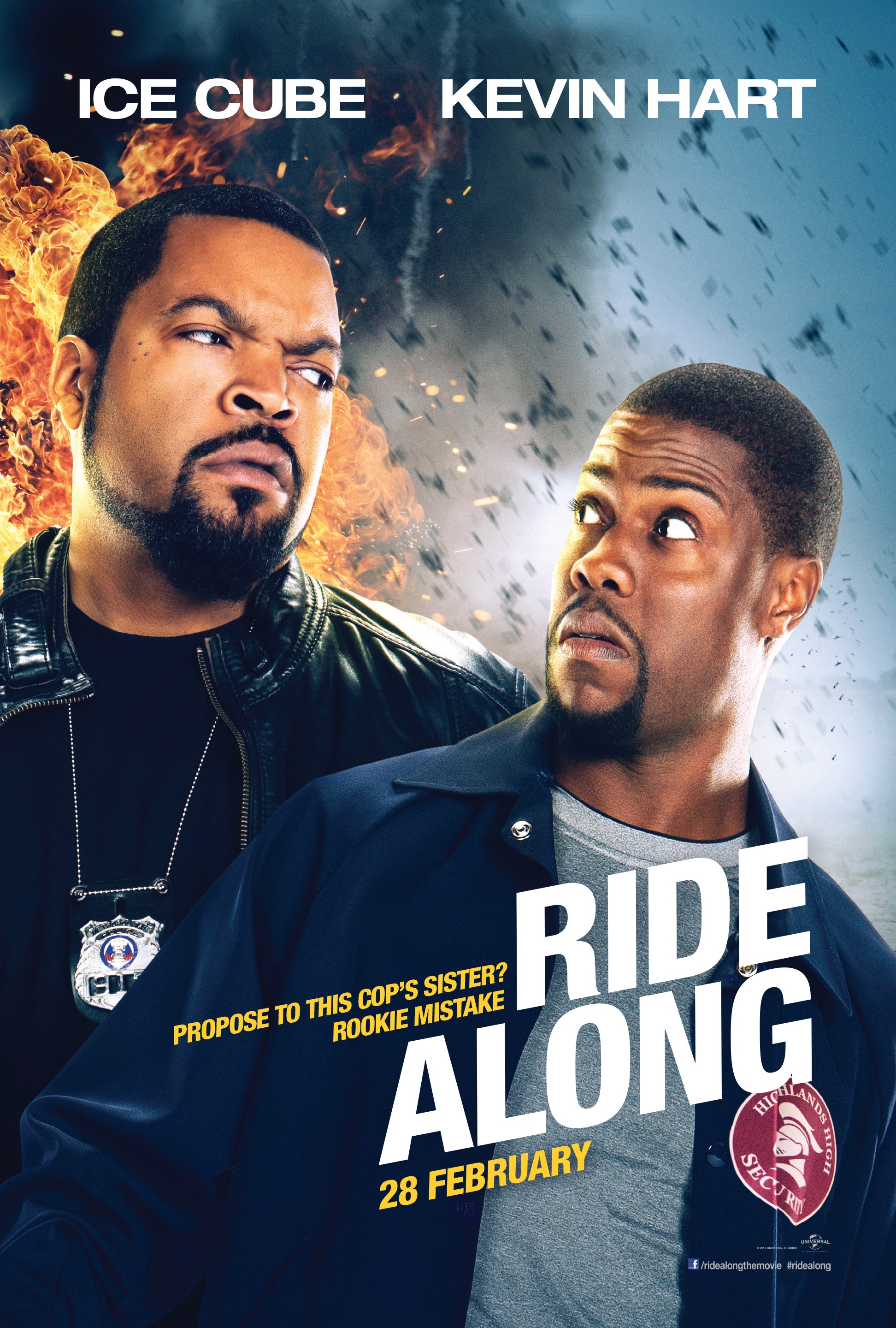 Mega Sized Movie Poster Image for Ride Along (#2 of 2)