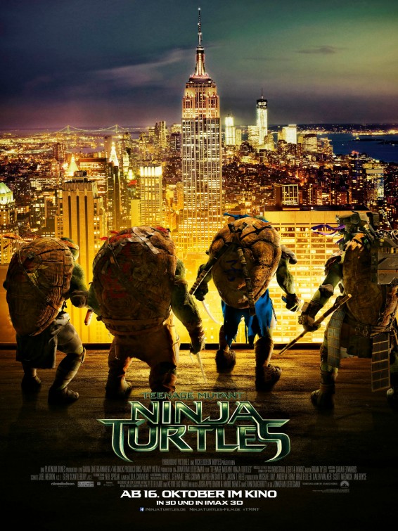 teenage mutant ninja turtles 2014 poster