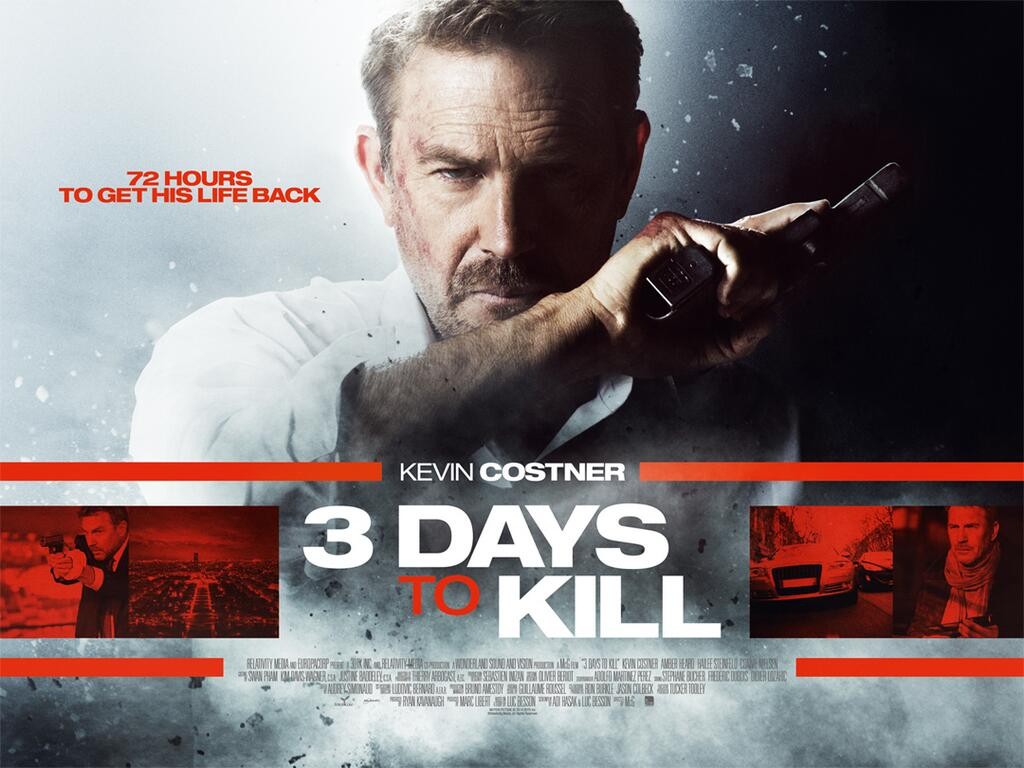 Extra Large Movie Poster Image for 3 Days to Kill (#6 of 8)
