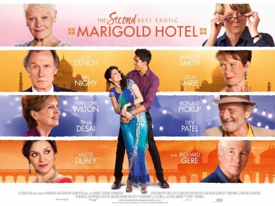 The Second Best Exotic Marigold Hotel Movie Poster