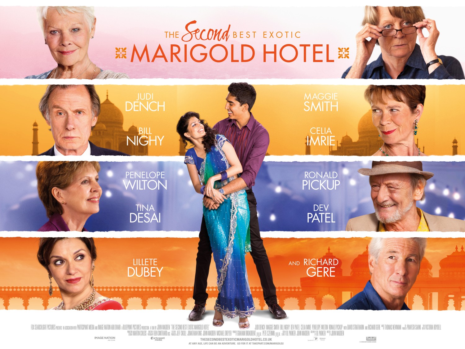 Extra Large Movie Poster Image for The Second Best Exotic Marigold Hotel (#2 of 4)