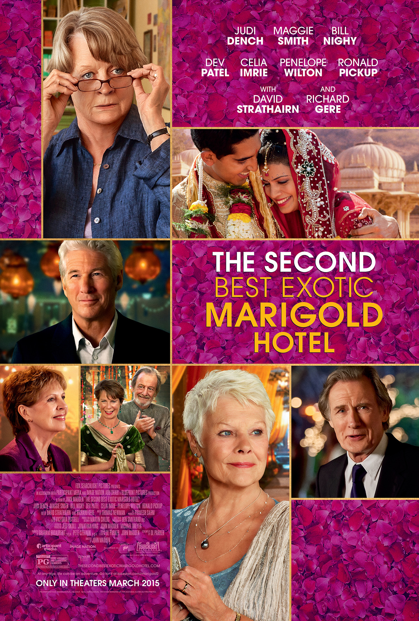 Mega Sized Movie Poster Image for The Second Best Exotic Marigold Hotel (#3 of 4)
