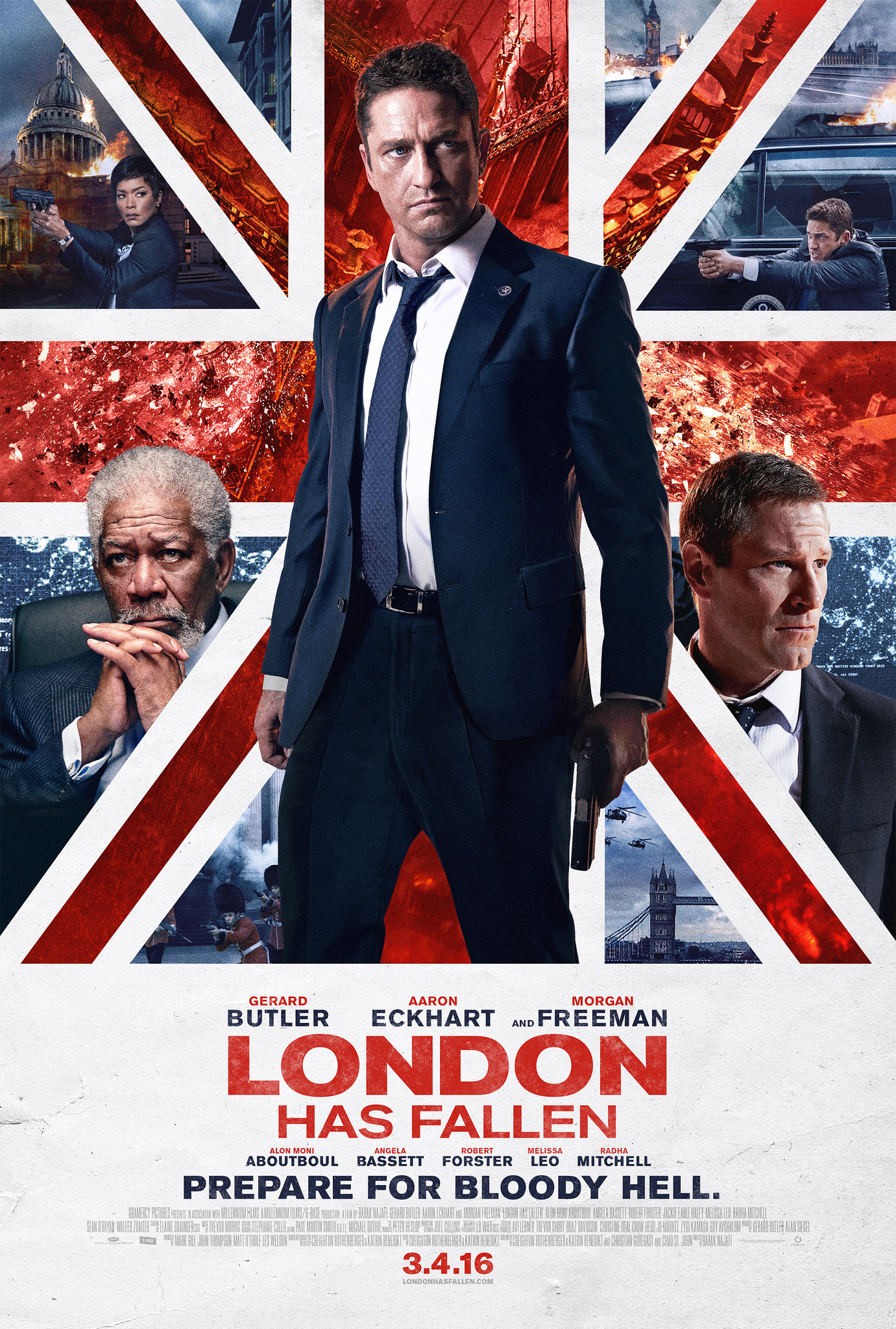 Mega Sized Movie Poster Image for London Has Fallen (#4 of 11)