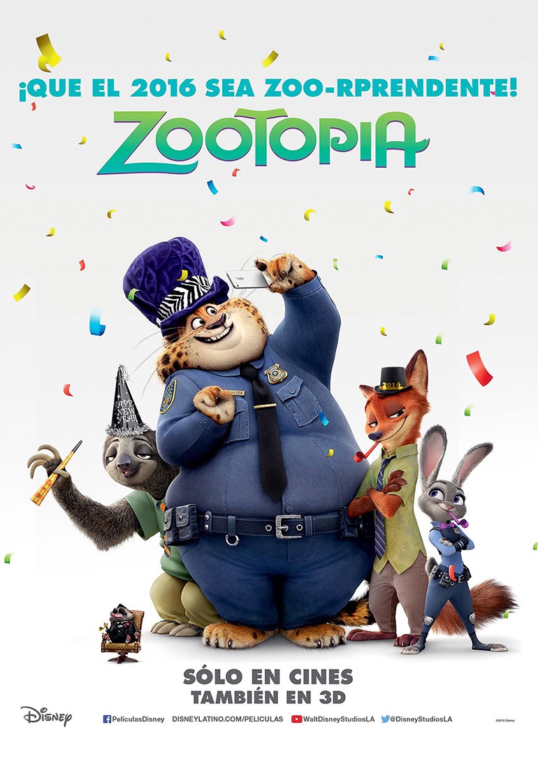 Zootopia (#2 of 29): Extra Large Movie Poster Image - IMP Awards