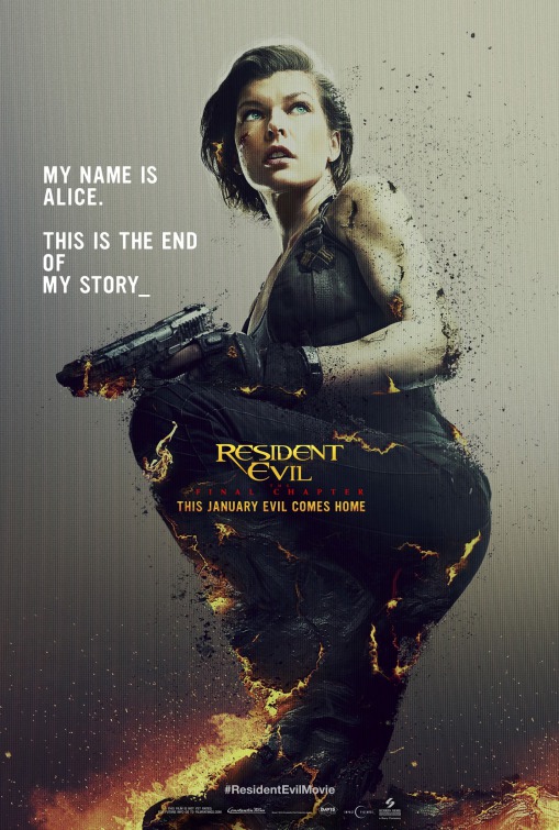 International 'Resident Evil: The Final Chapter' Poster Covered in Skulls -  Bloody Disgusting