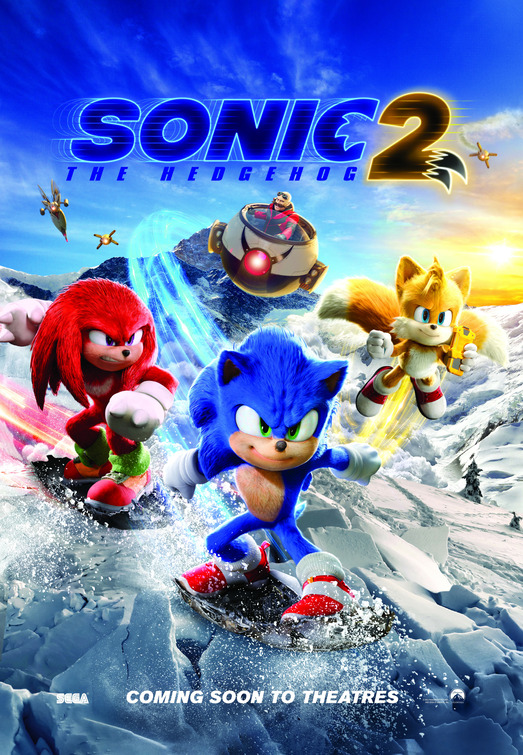 Sonic The Hedgehog 2 Movie Poster 18'' X 28'' ID-75-2