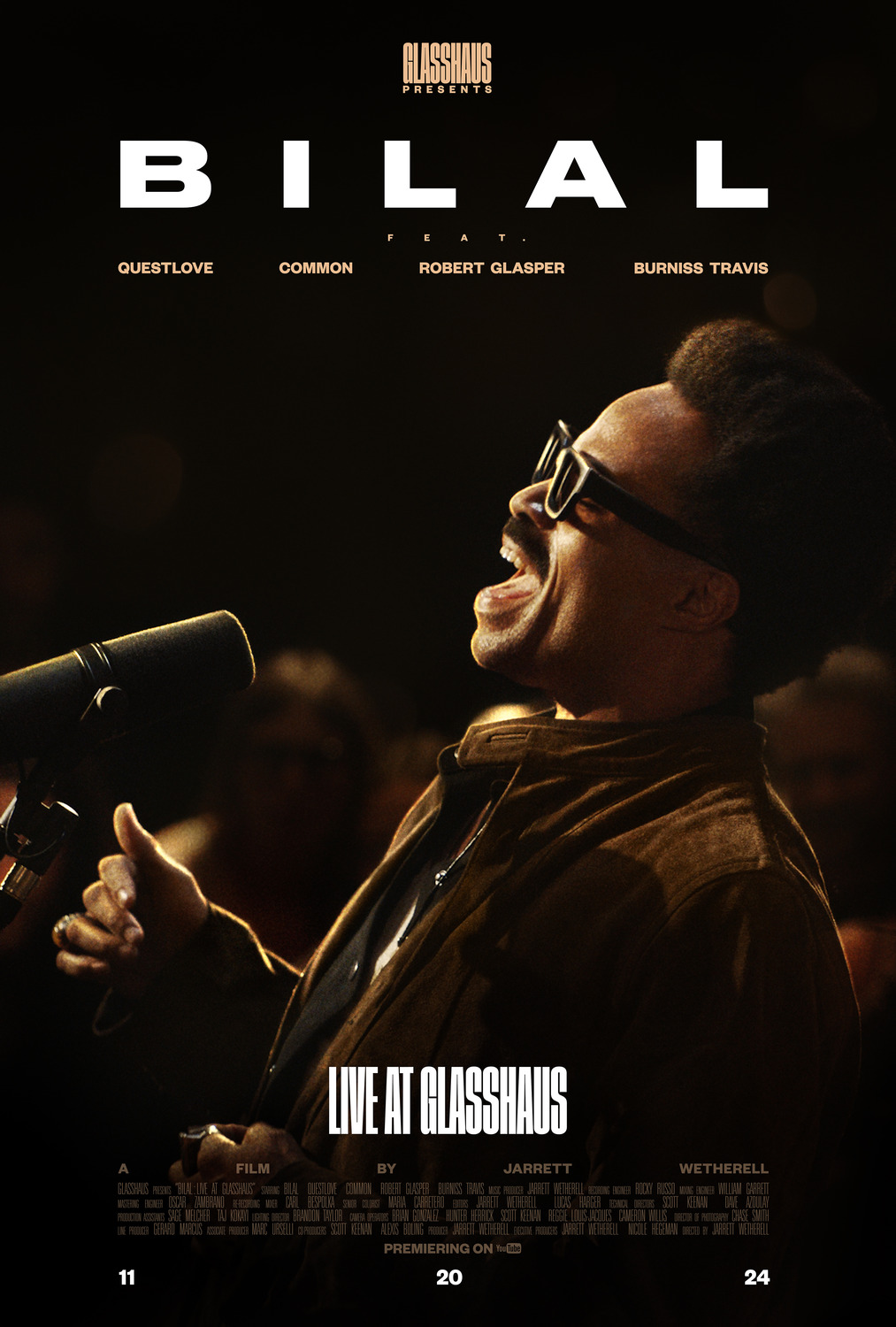 Extra Large Movie Poster Image for Bilal: Live at Glasshaus 