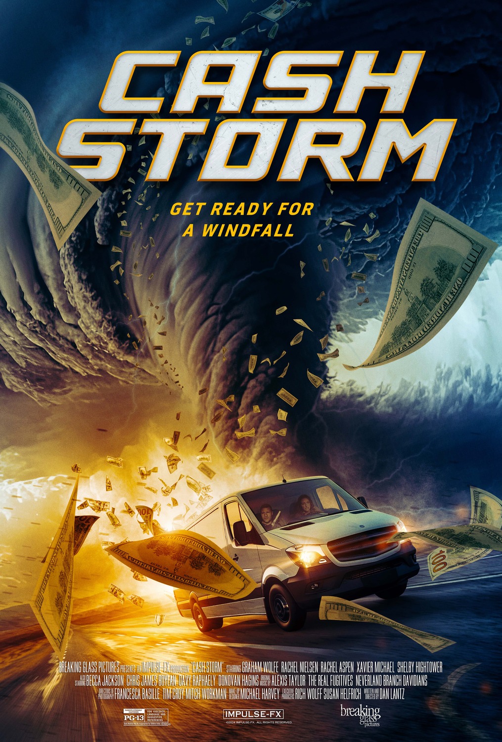 Extra Large Movie Poster Image for Cash Storm 