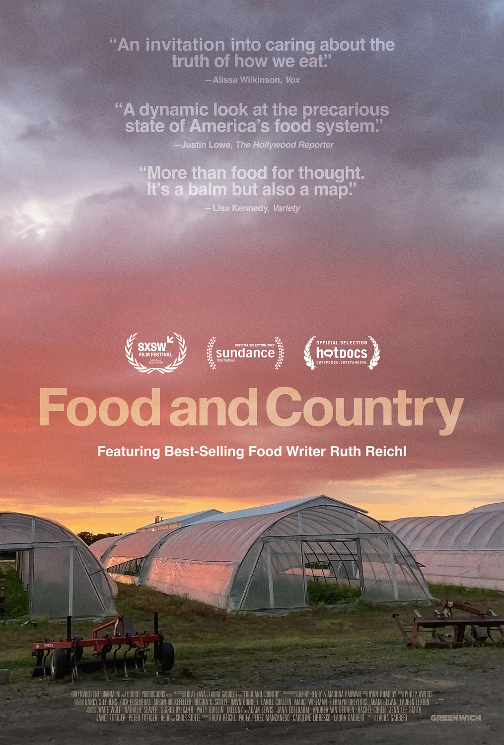 Extra Large Movie Poster Image for Food and Country 