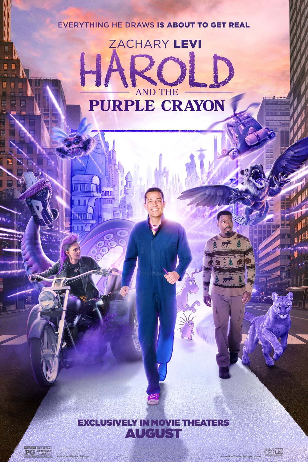 Extra Large Movie Poster Image for Harold and the Purple Crayon (#2 of 4)