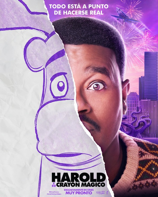 Harold And The Purple Crayon 2024 Poster Delly Fayette