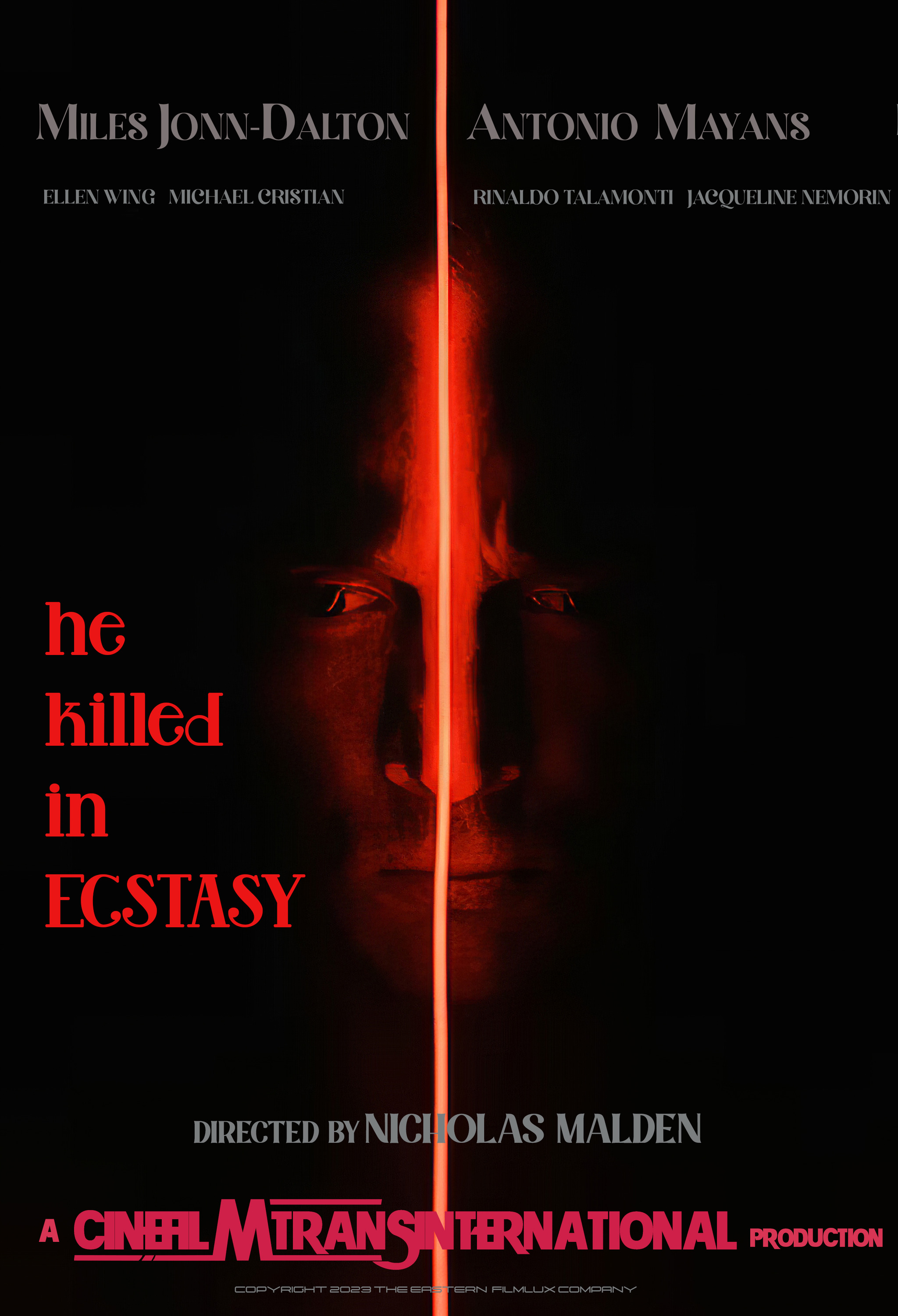 Mega Sized Movie Poster Image for He Killed in Ecstasy 