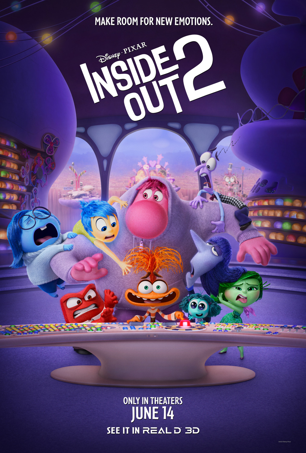 Extra Large Movie Poster Image for Inside Out 2 (#15 of 27)