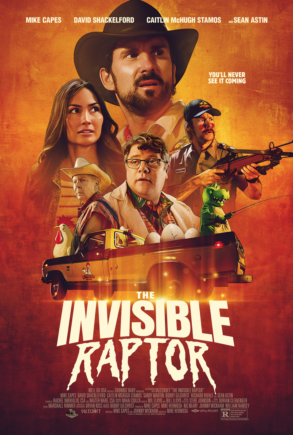 Extra Large Movie Poster Image for The Invisible Raptor 