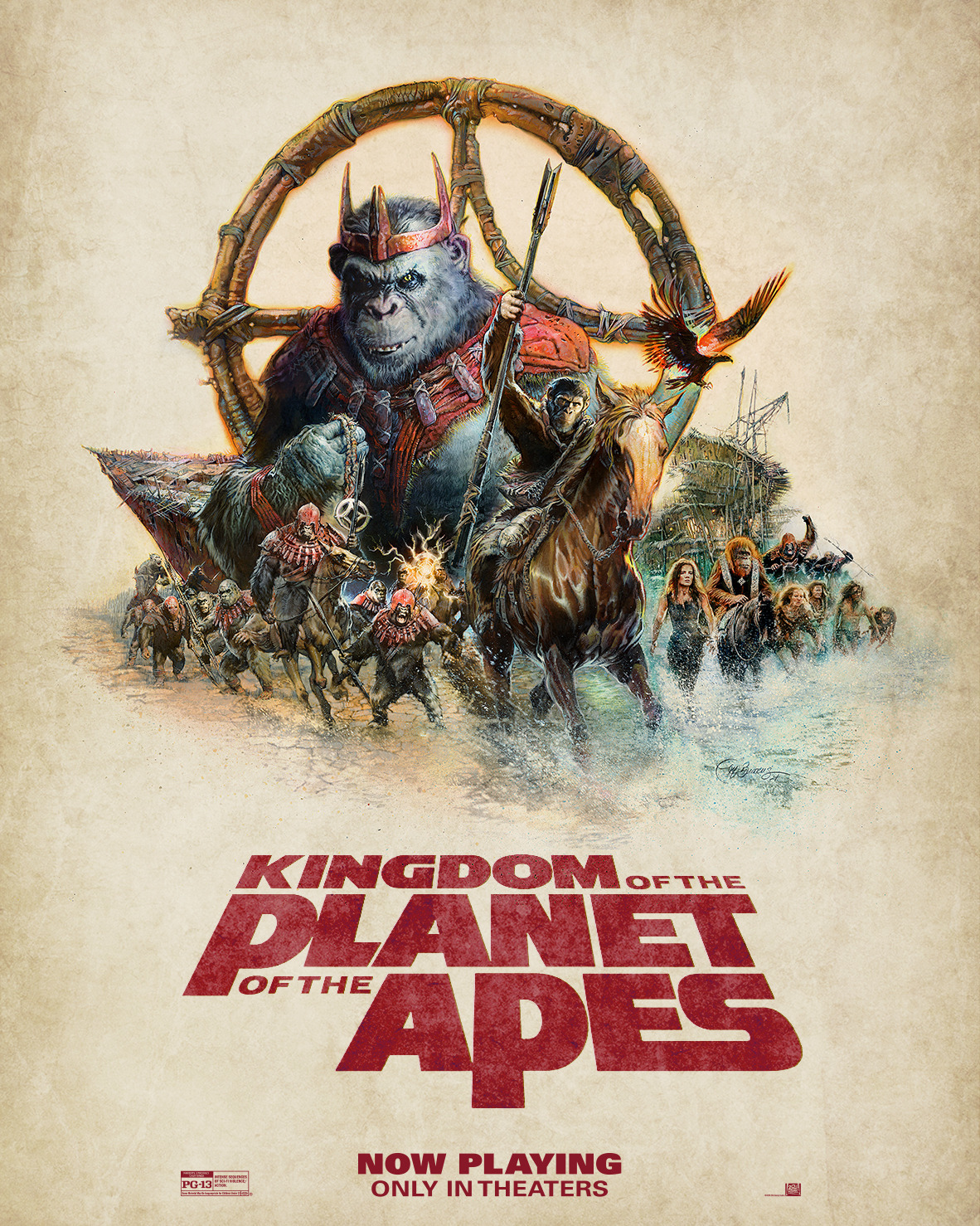 Extra Large Movie Poster Image for Kingdom of the Planet of the Apes (#20 of 22)