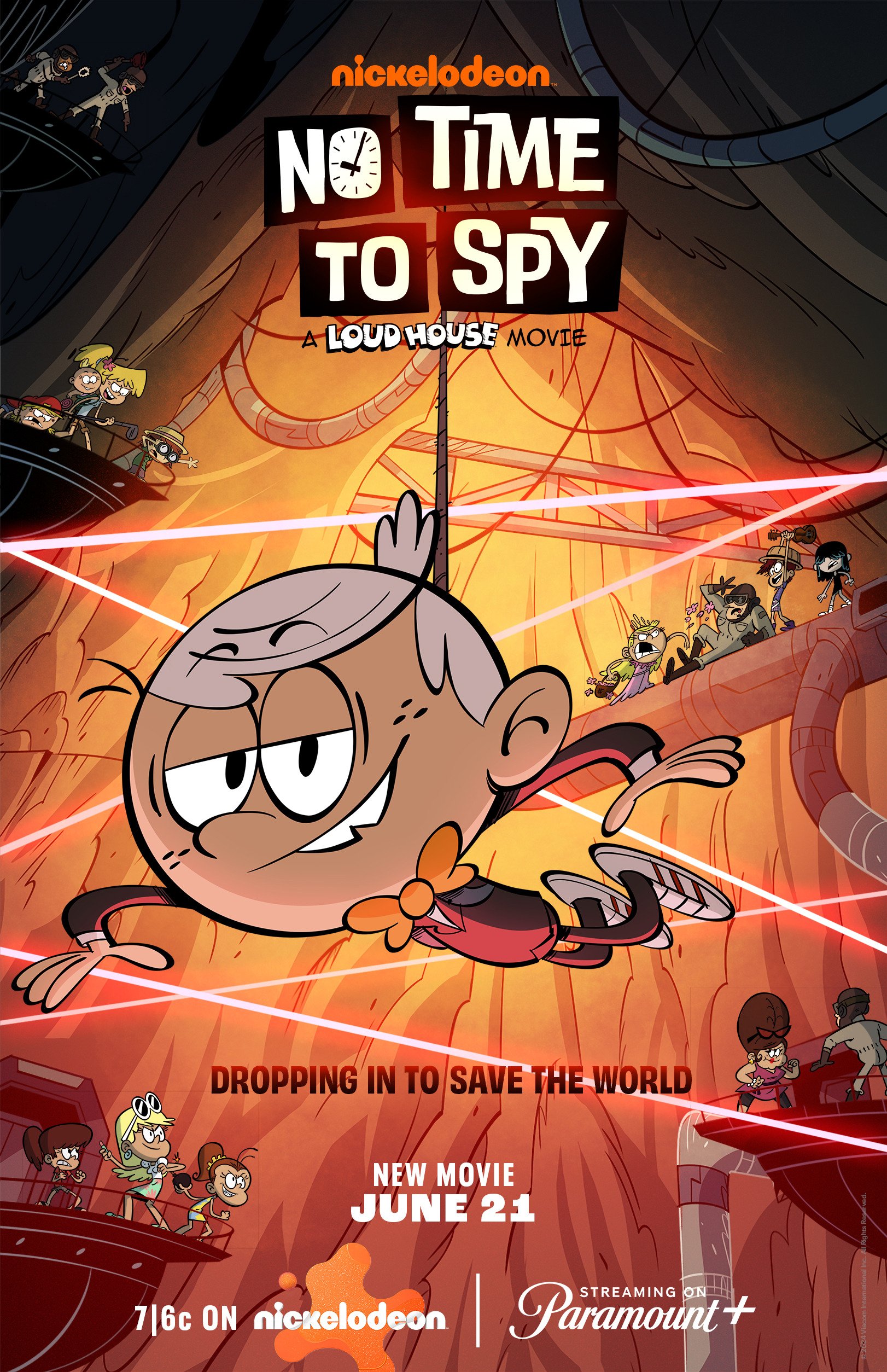 Mega Sized Movie Poster Image for No Time to Spy: A Loud House Movie 