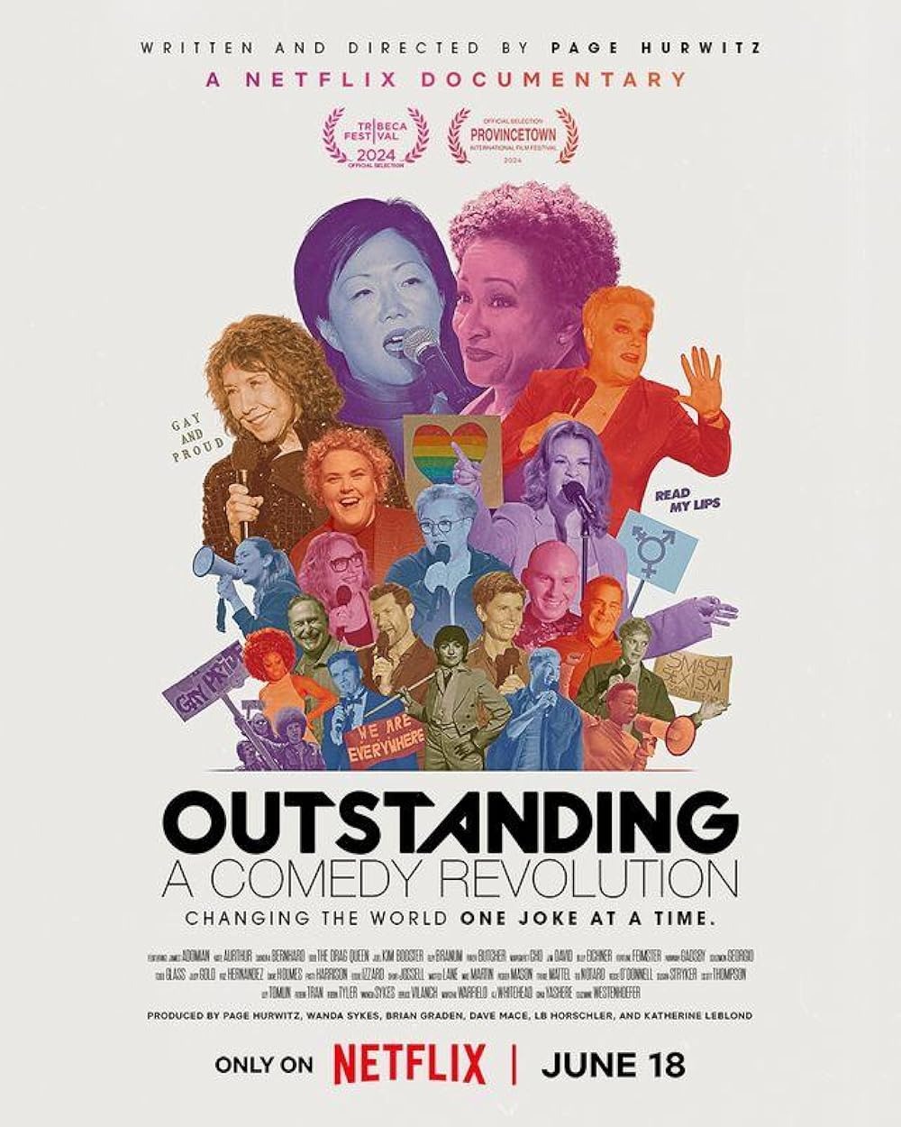 Extra Large Movie Poster Image for Outstanding: A Comedy Revolution 
