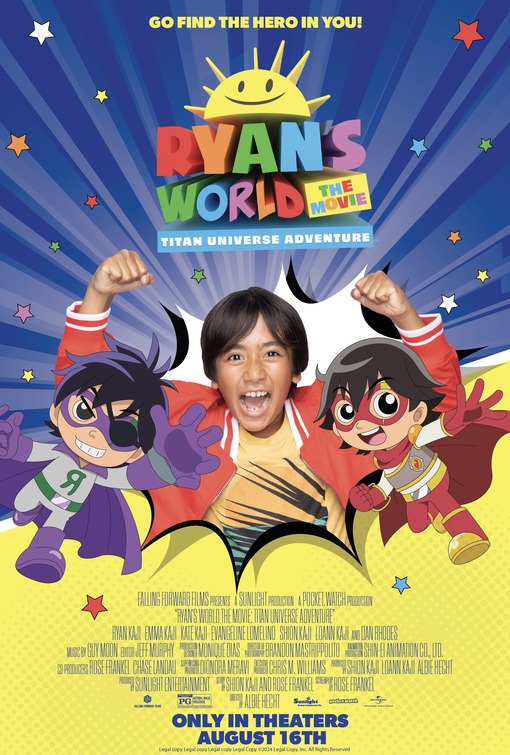 Ryan's World the Movie: Titan Universe Adventure Movie Poster