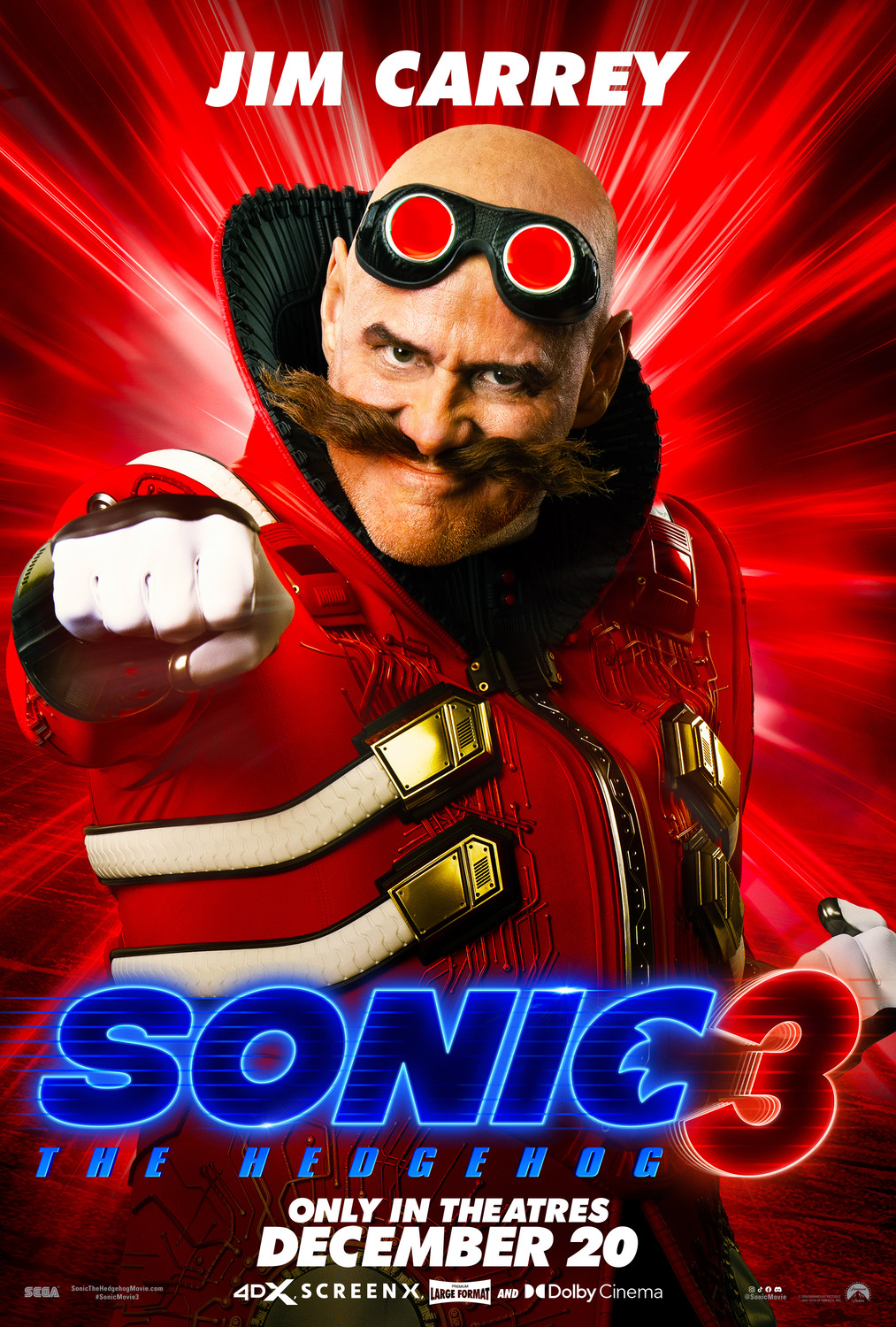 Extra Large Movie Poster Image for Sonic the Hedgehog 3 (#11 of 18)