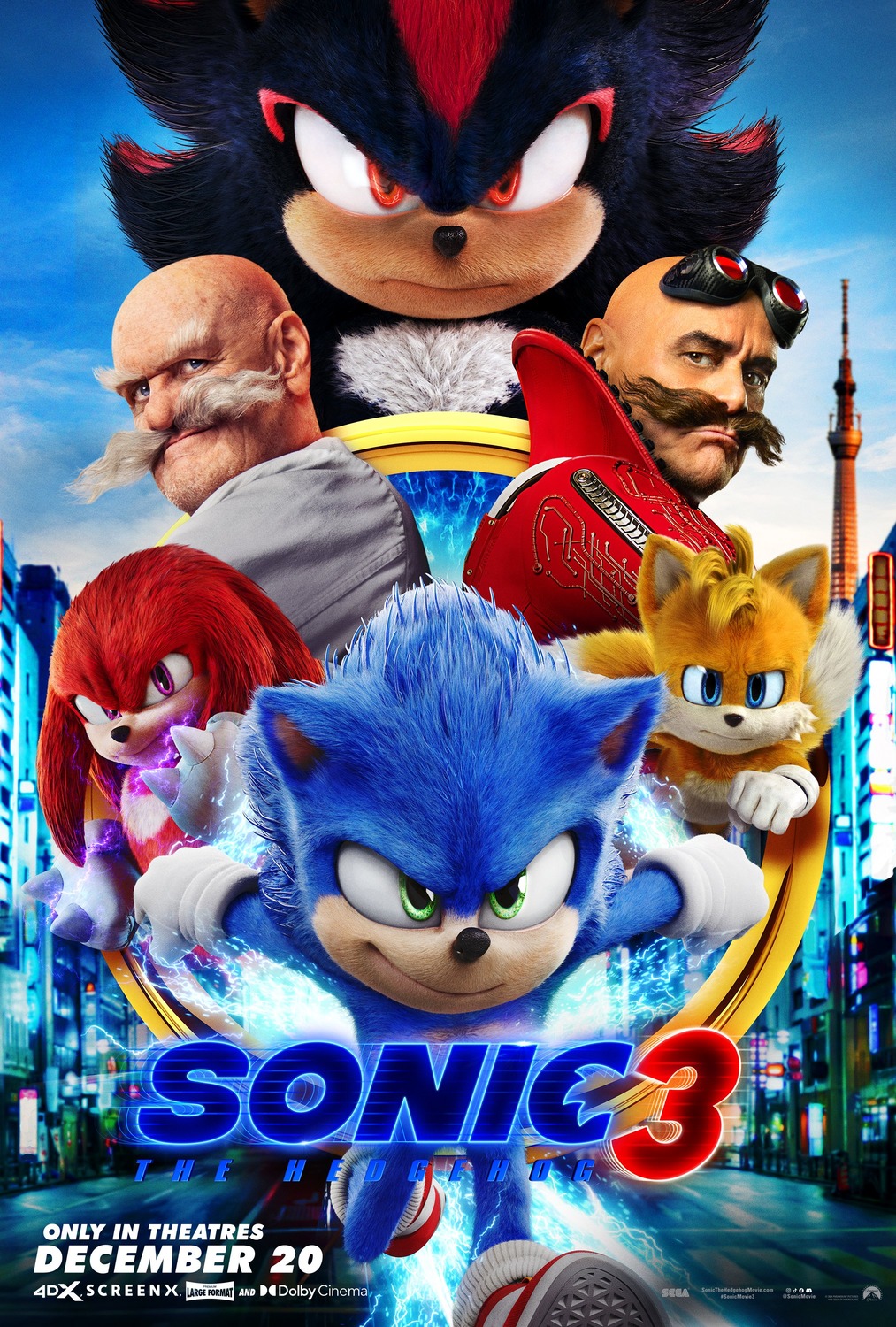 Extra Large Movie Poster Image for Sonic the Hedgehog 3 (#6 of 6)