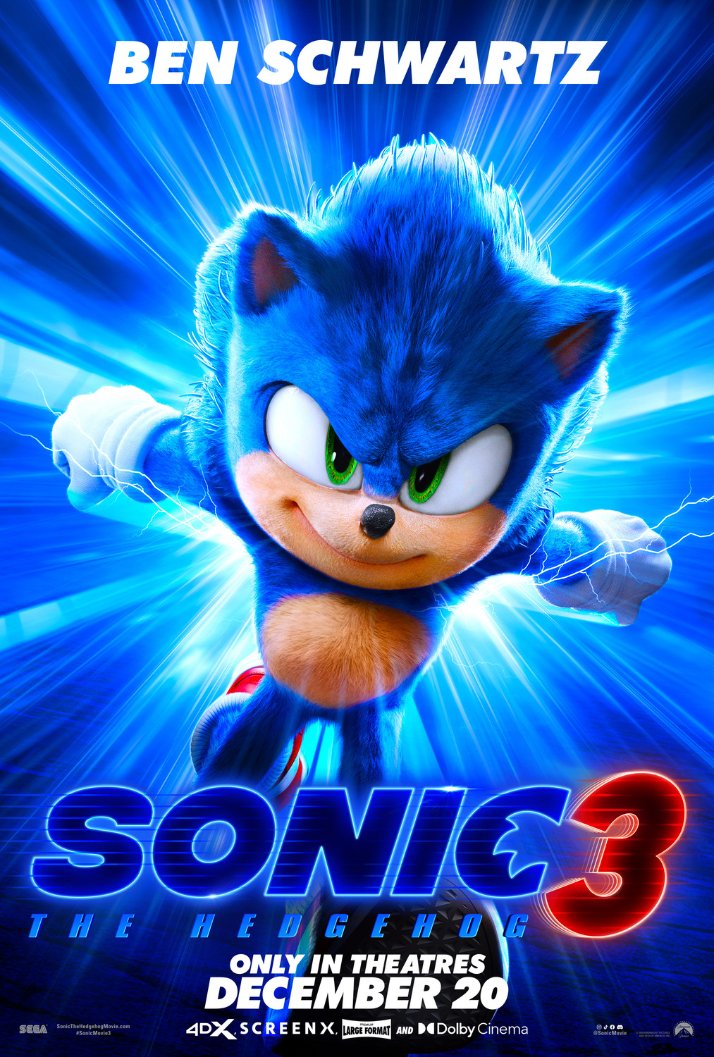 Extra Large Movie Poster Image for Sonic the Hedgehog 3 (#7 of 18)