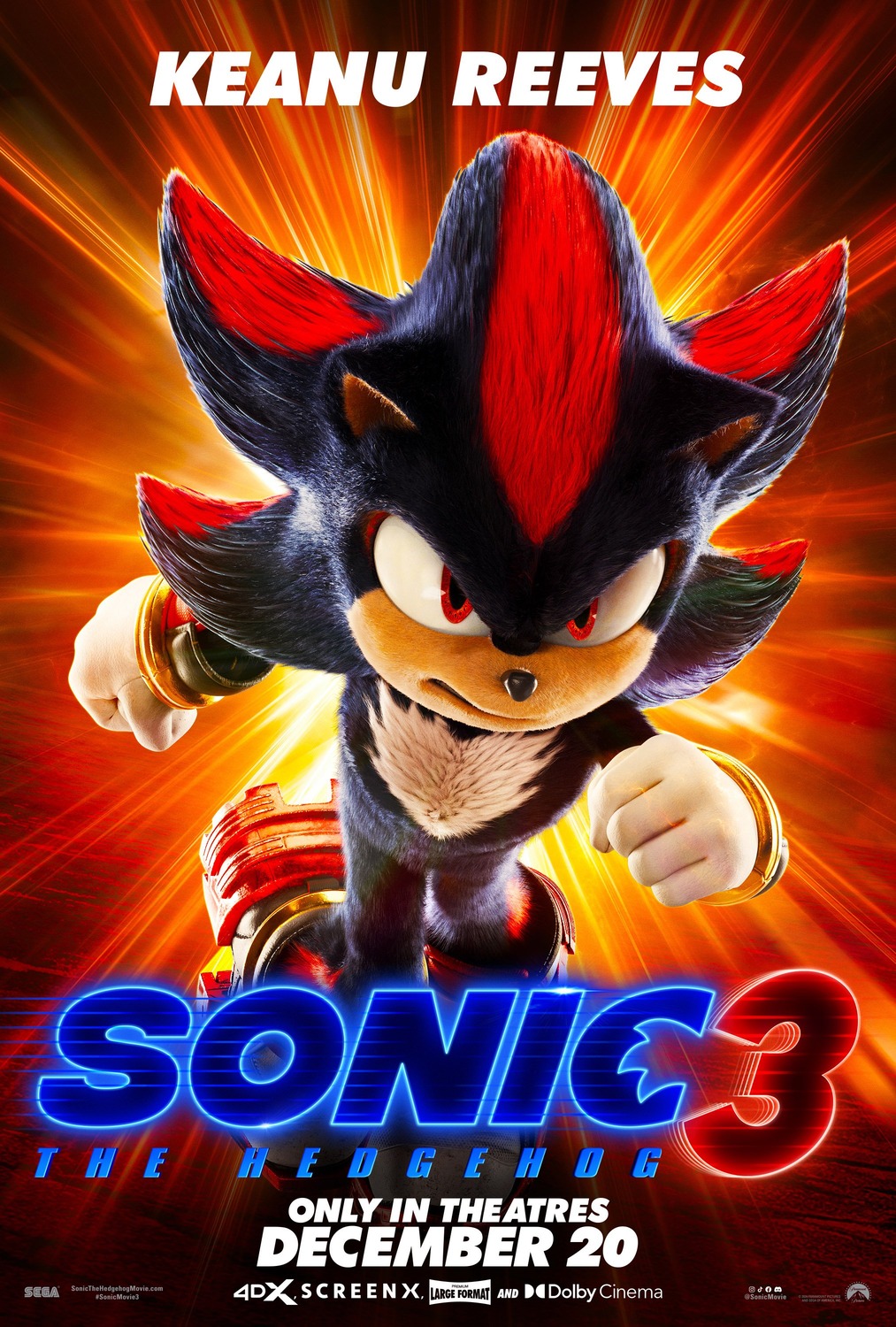 Extra Large Movie Poster Image for Sonic the Hedgehog 3 (#8 of 18)