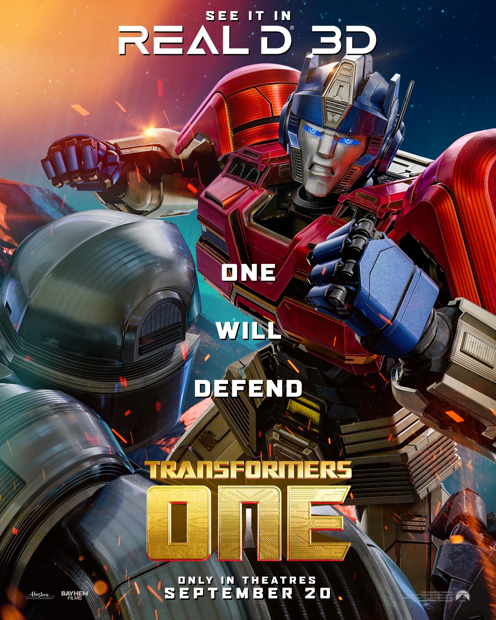 Mega Sized Movie Poster Image for Transformers One (#22 of 23)