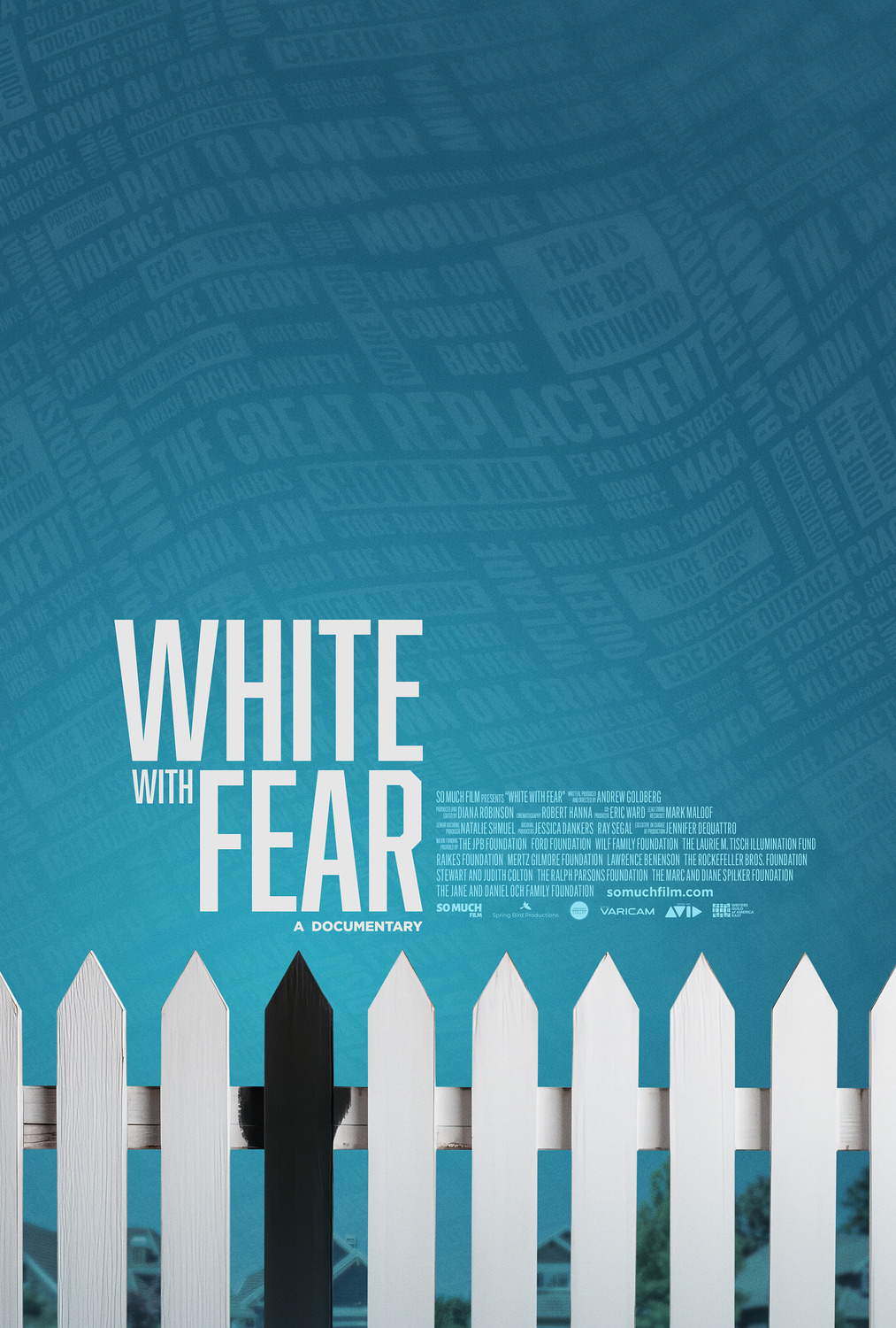 Extra Large Movie Poster Image for White with Fear 