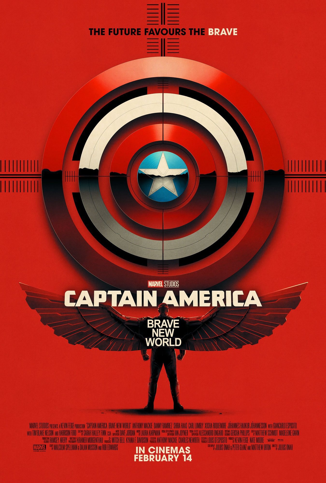 Mega Sized Movie Poster Image for Captain America: Brave New World (#14 of 14)