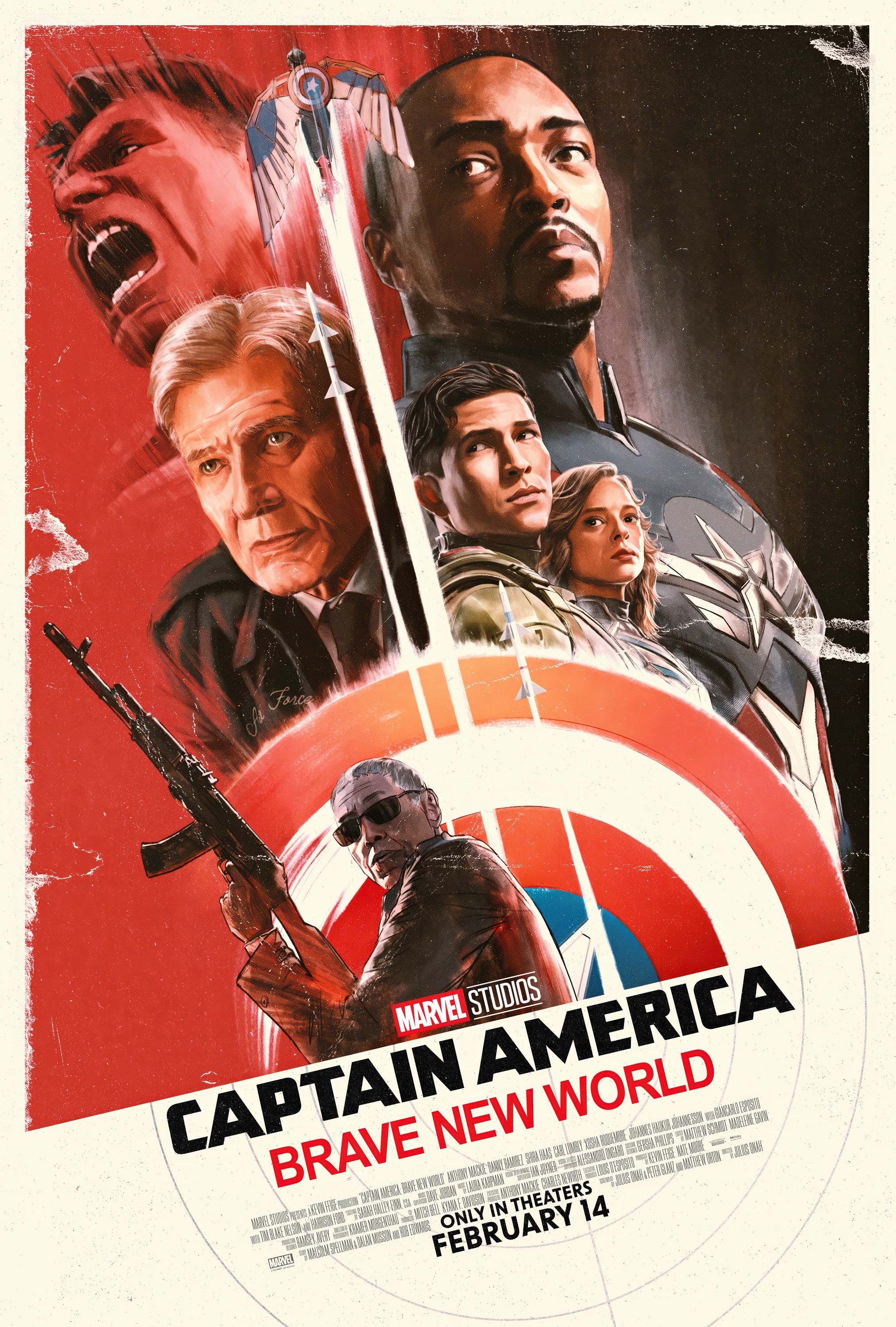 Mega Sized Movie Poster Image for Captain America: Brave New World (#3 of 10)