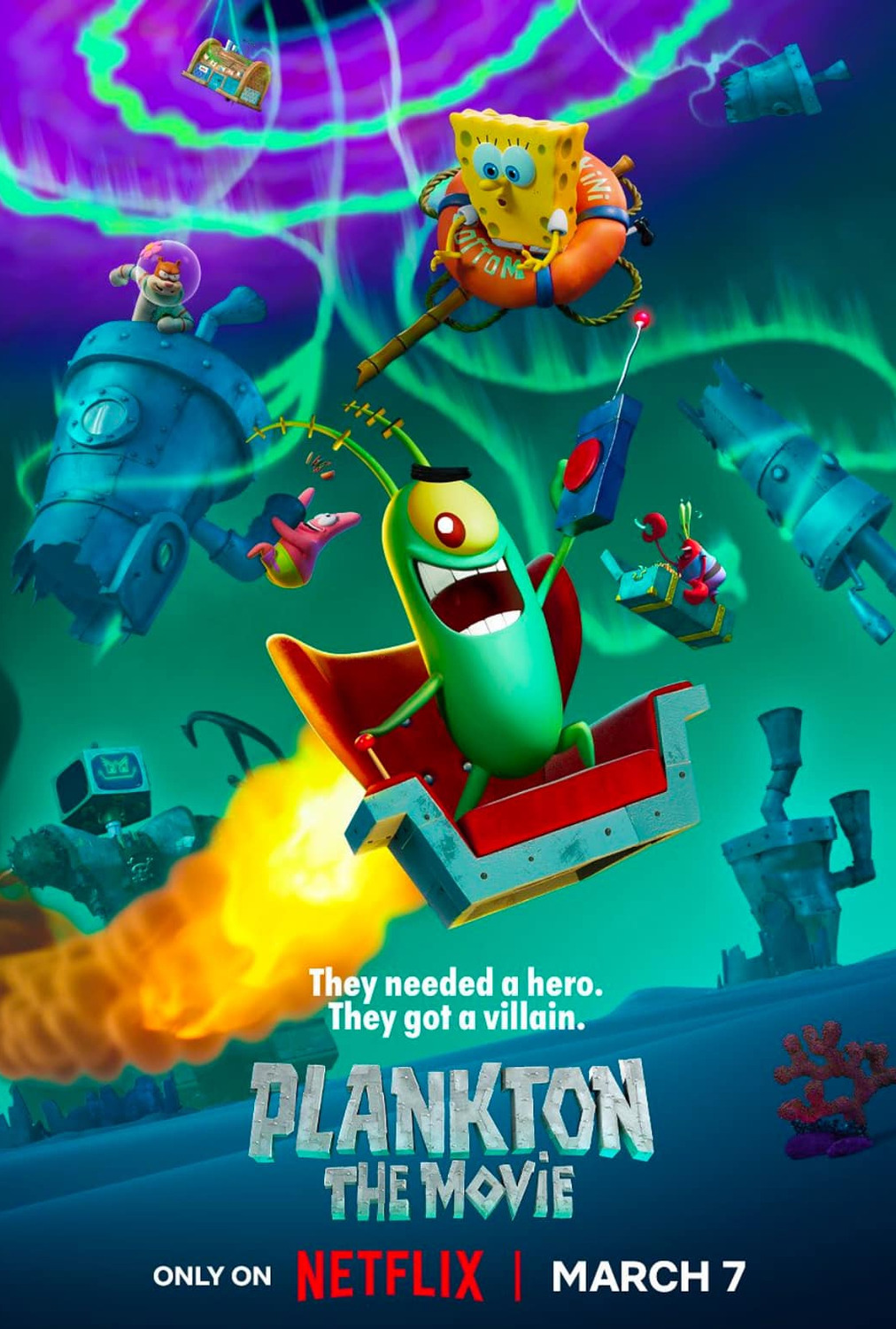 Extra Large Movie Poster Image for Plankton: The Movie (#3 of 4)