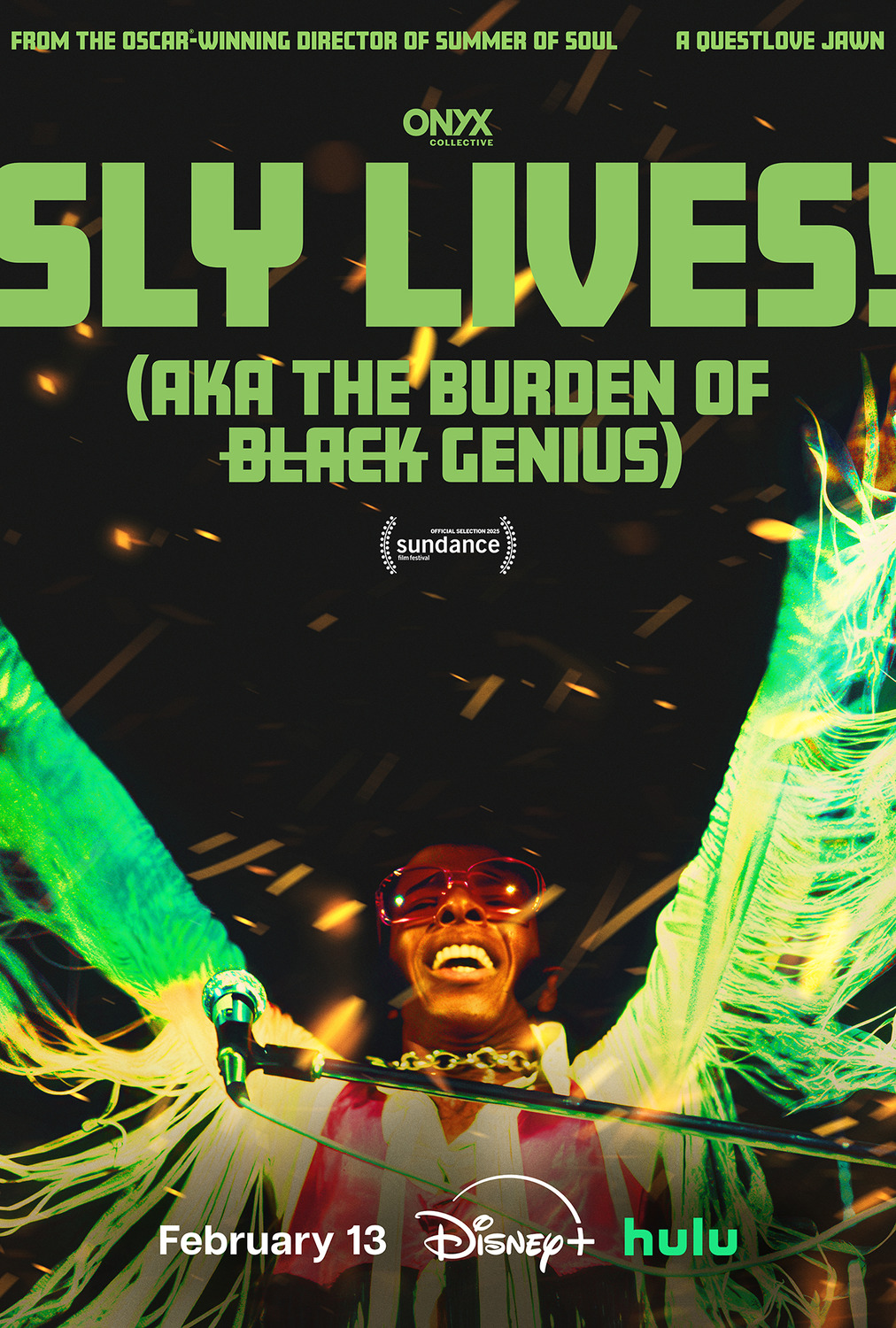 Extra Large Movie Poster Image for Sly Lives! (aka the Burden of Black Genius) 