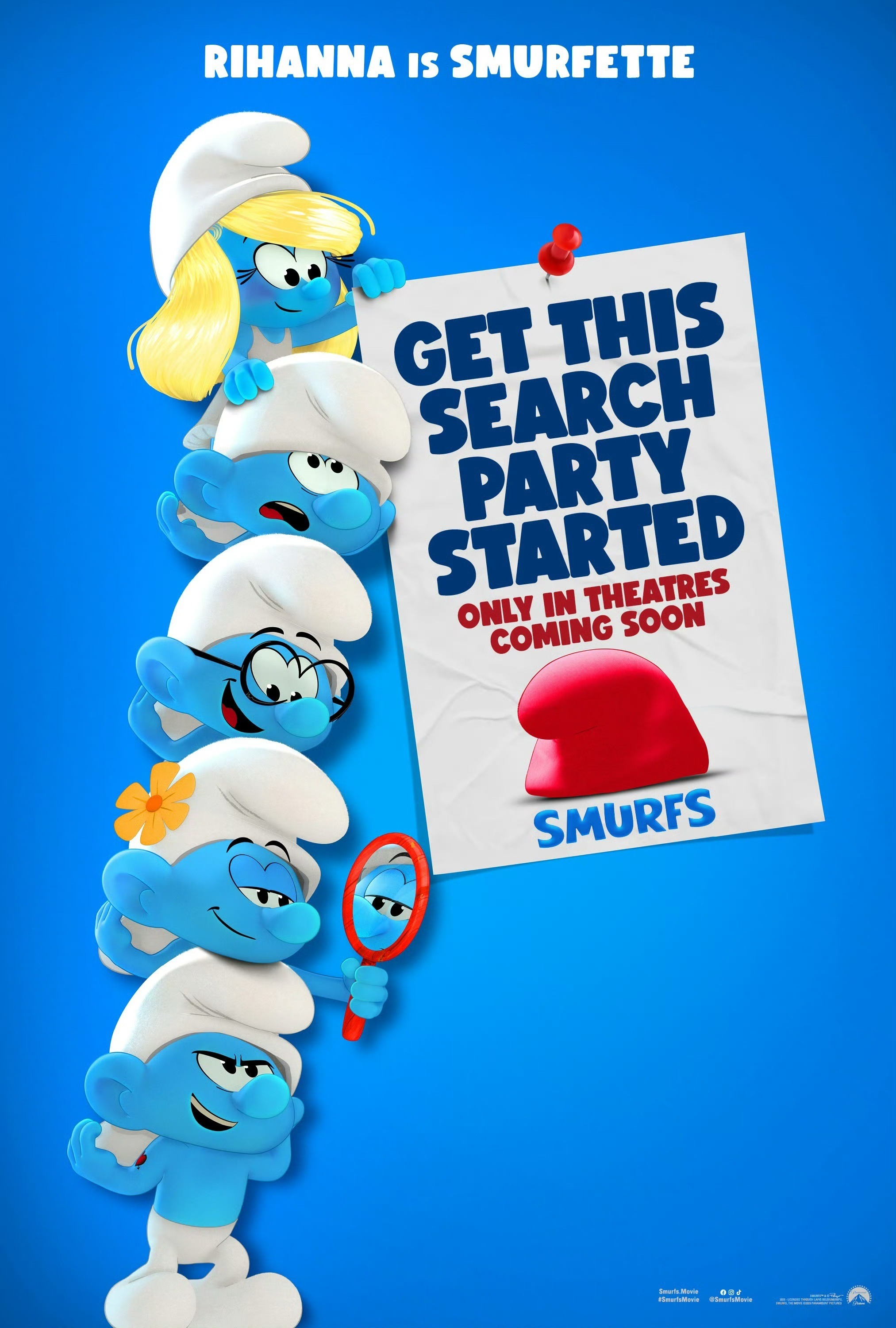 Mega Sized Movie Poster Image for Smurfs (#2 of 2)