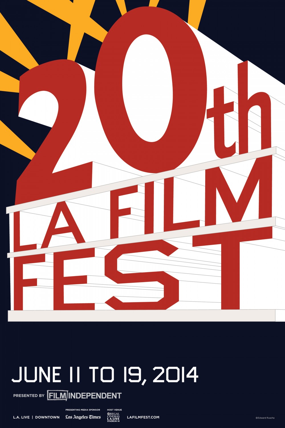 Los Angeles Film Festival Extra Large Movie Poster Image IMP Awards