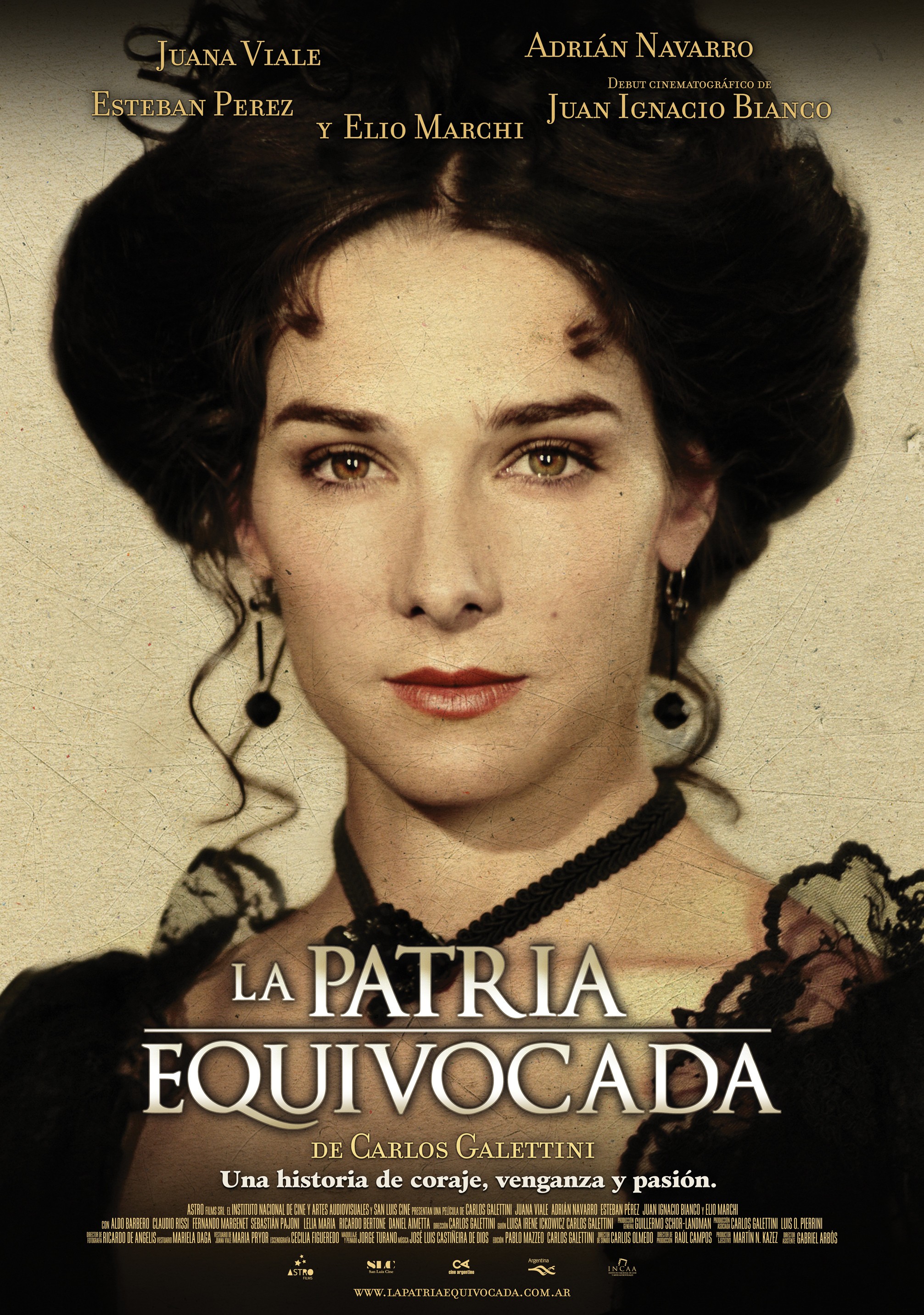 Mega Sized Movie Poster Image for La patria equivocada 