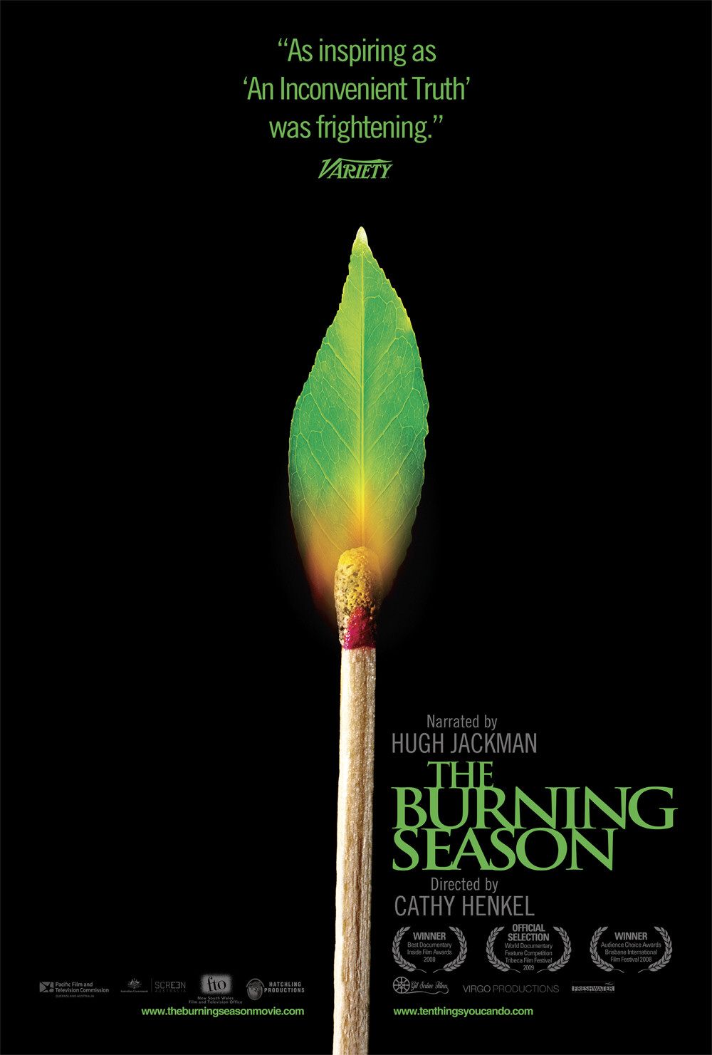 Extra Large Movie Poster Image for The Burning Season 