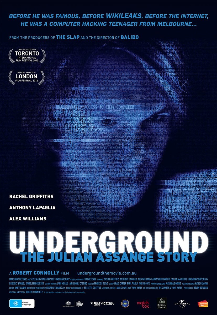 Extra Large Movie Poster Image for Underground: The Julian Assange Story 