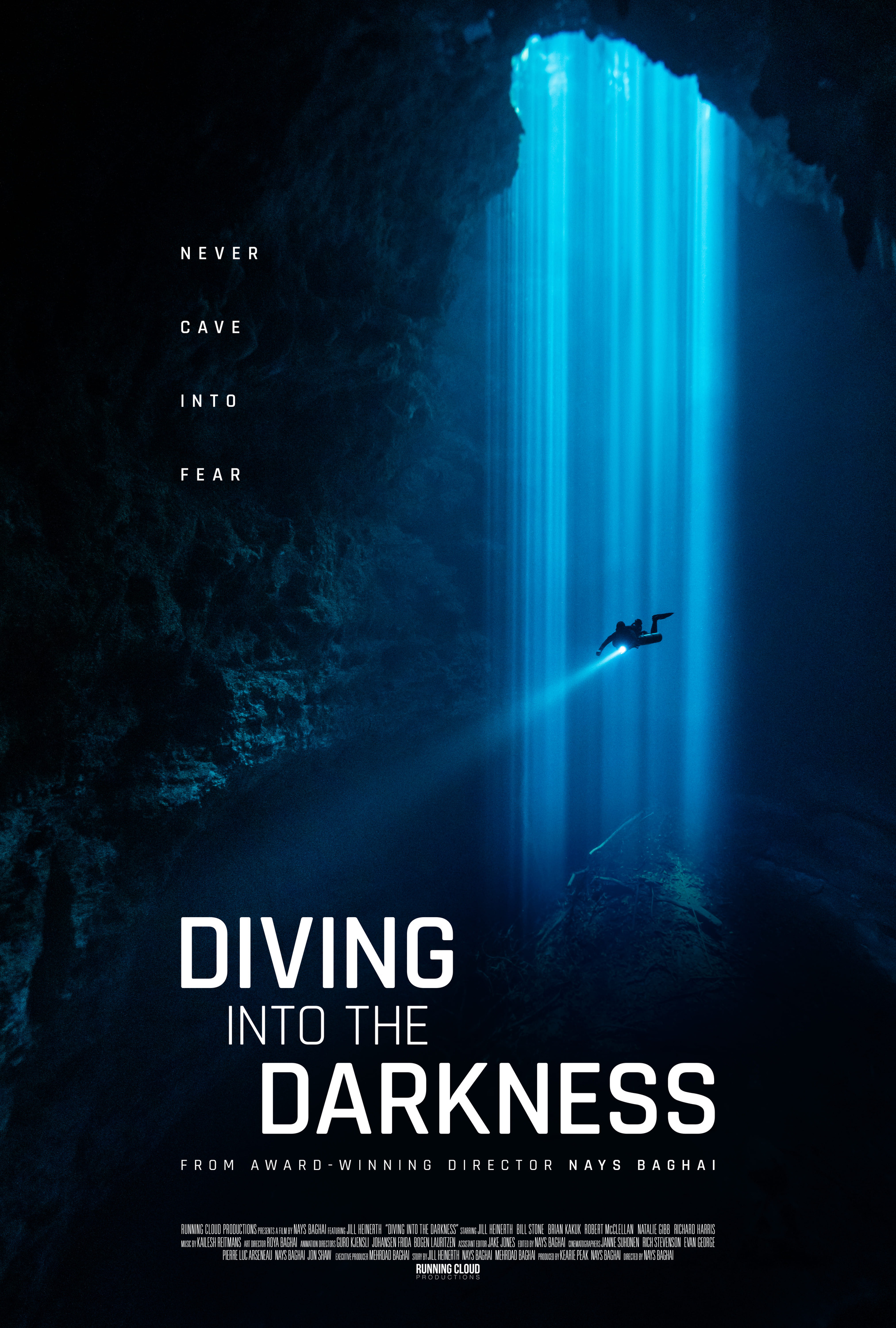 Mega Sized Movie Poster Image for Diving Into the Darkness 