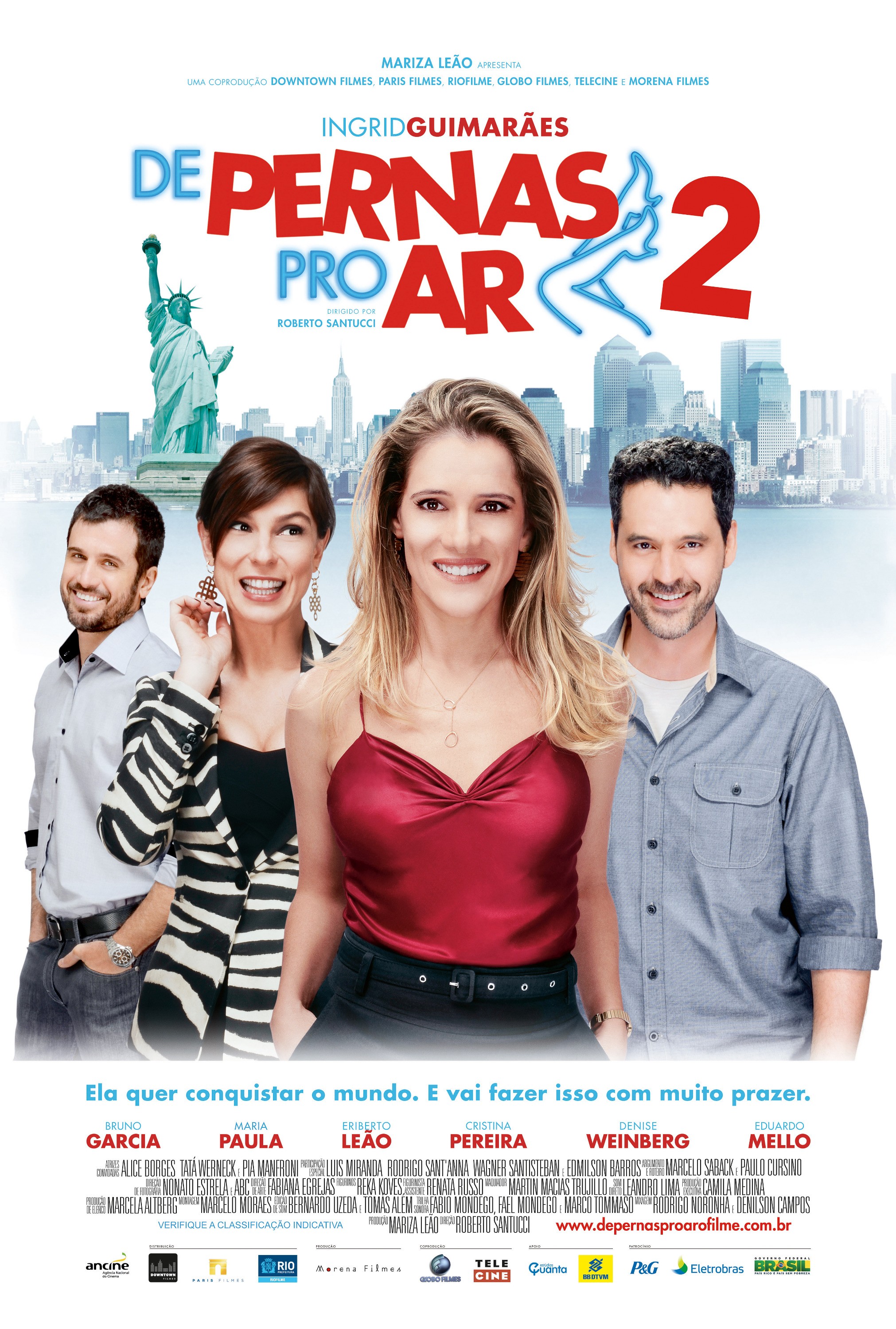 Mega Sized Movie Poster Image for De Pernas pro Ar 2 