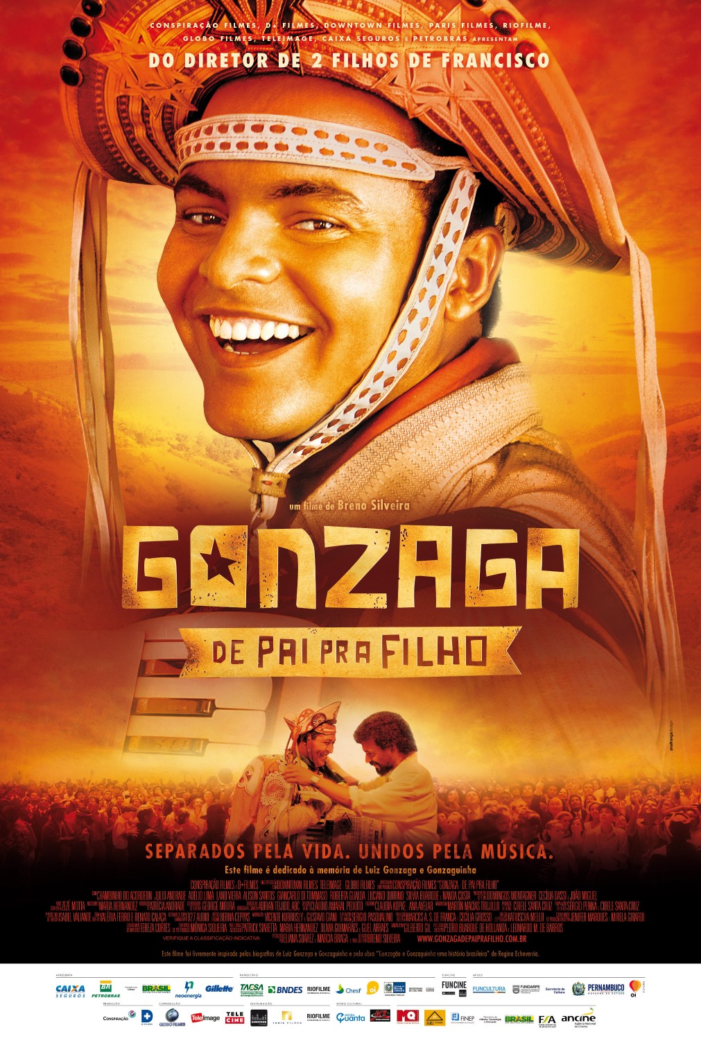 Extra Large Movie Poster Image for Gonzaga: De Pai pra Filho 