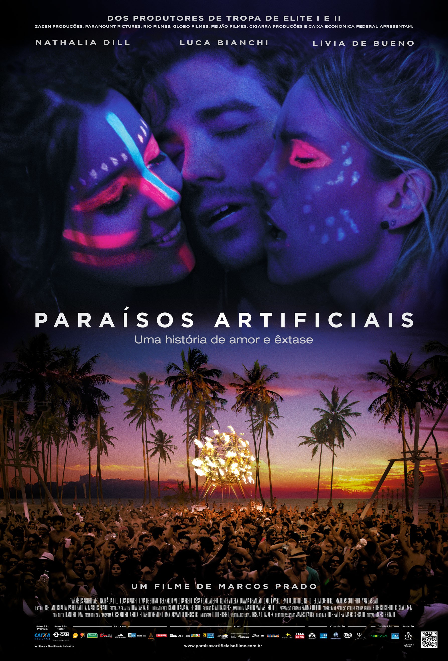 Mega Sized Movie Poster Image for Paraísos Artificiais (#1 of 2)