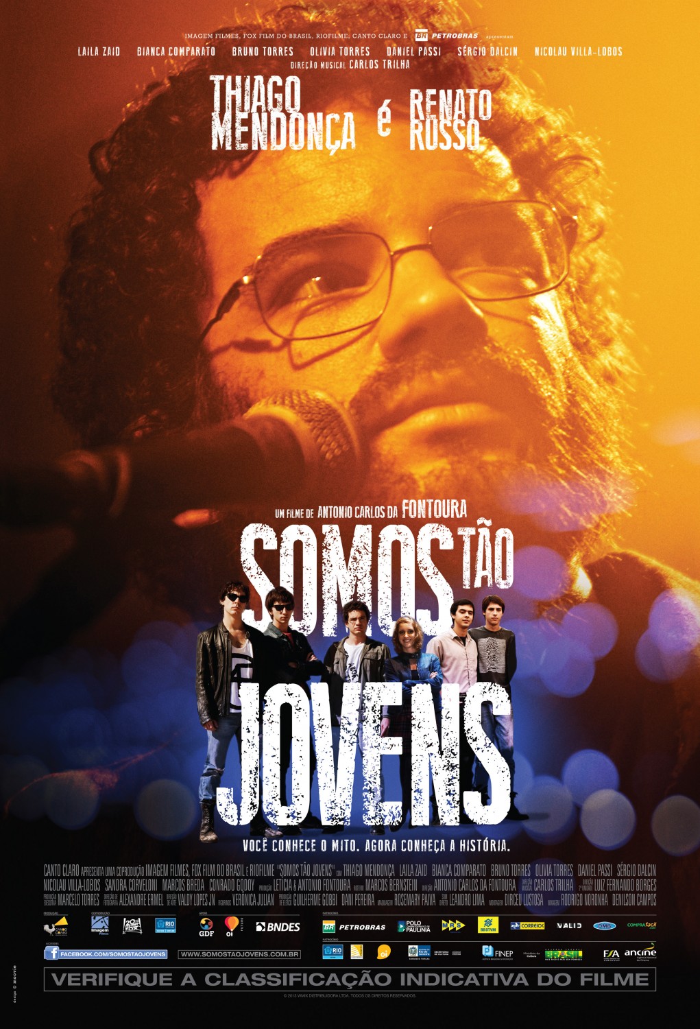 Extra Large Movie Poster Image for Somos Tão Jovens (#1 of 3)